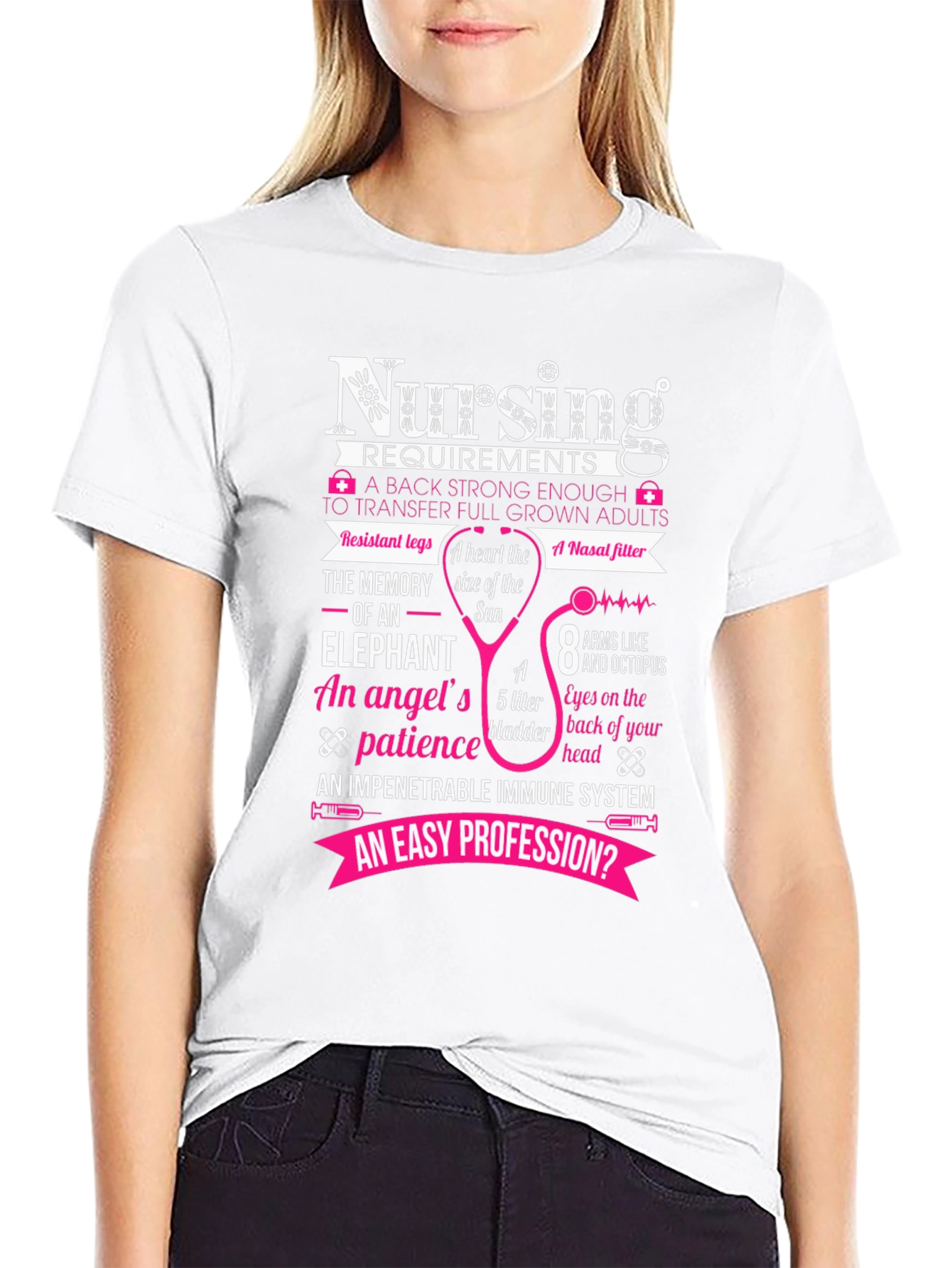 Nursing Requirements Black T-Shirt
