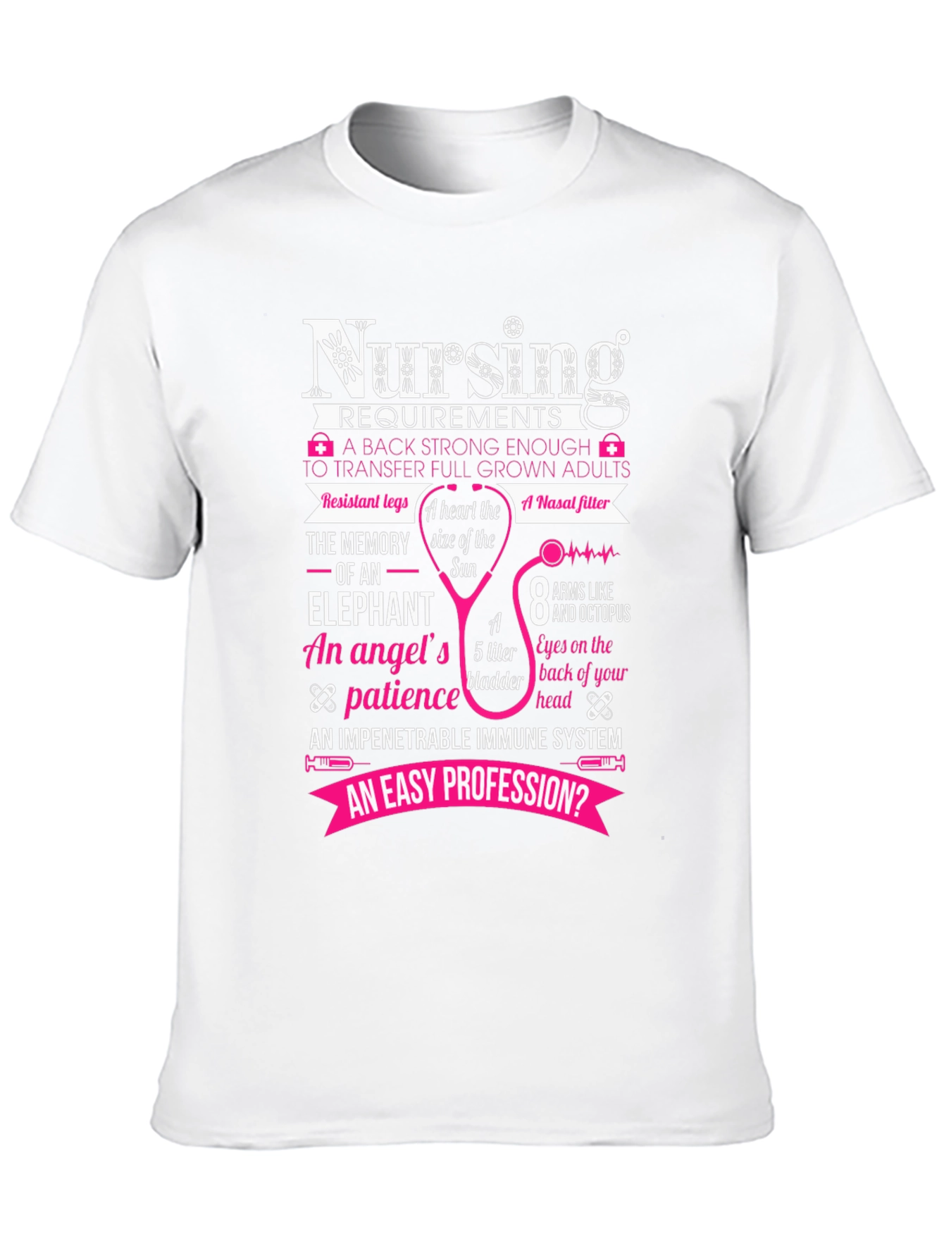 Nursing Requirements Black T-Shirt
