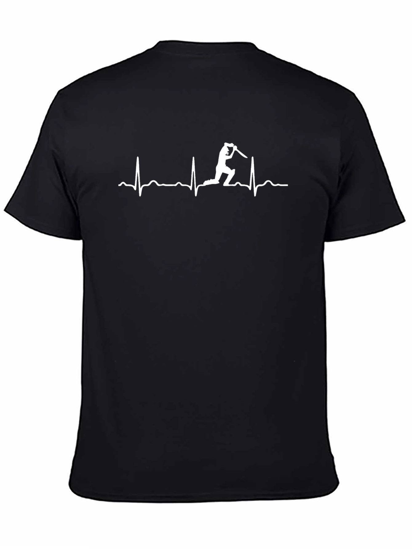Cricket Heartbeat T-Shirt - Black