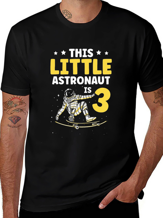 Astronaut 3rd Birthday T-Shirt - Space Theme