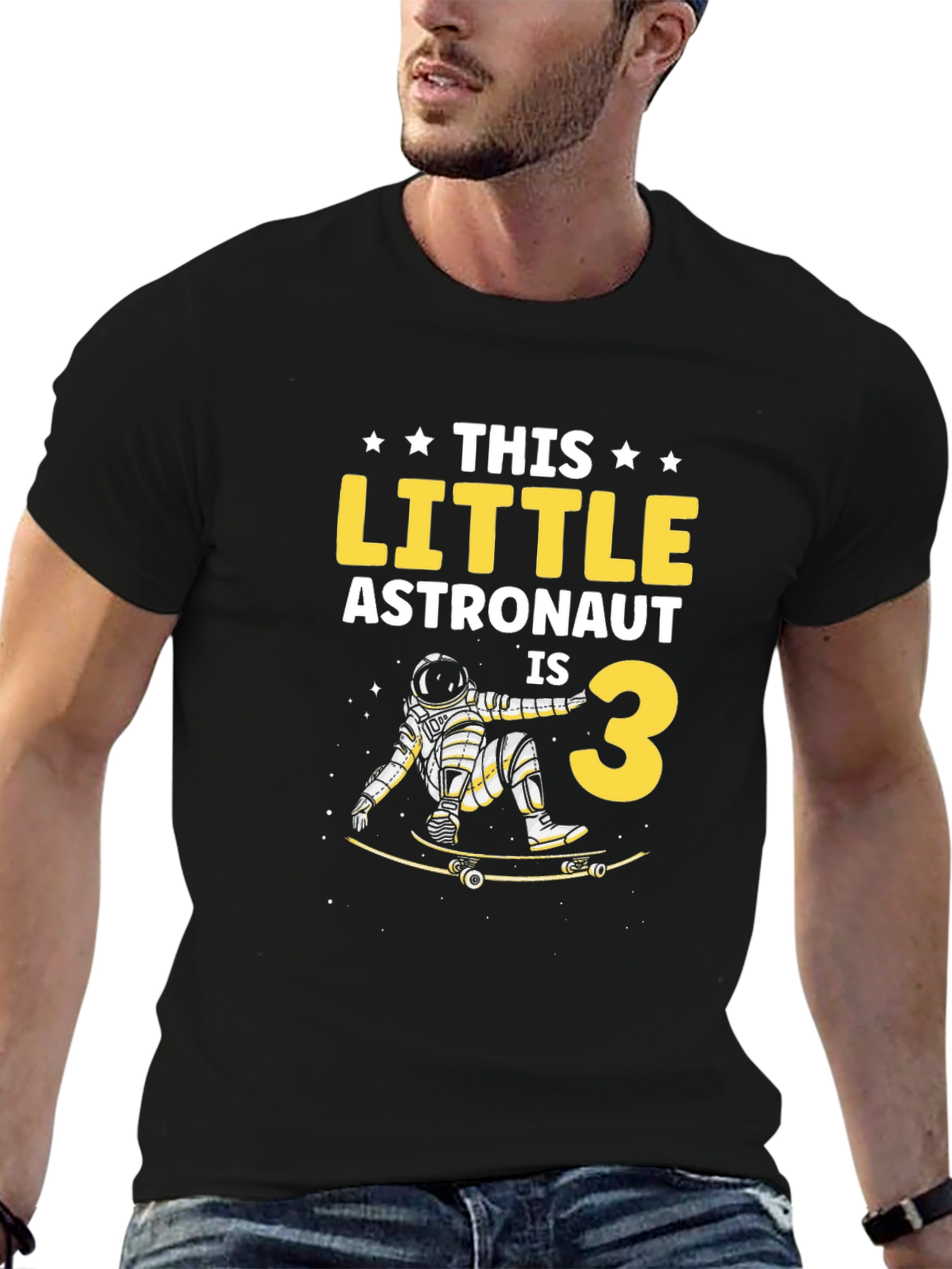 Astronaut 3rd Birthday T-Shirt - Space Theme