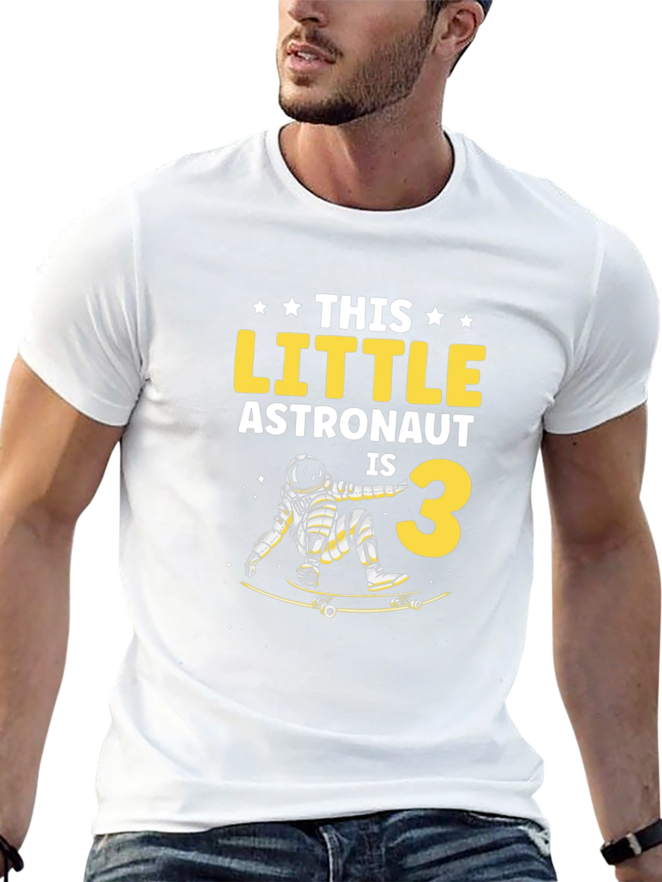 Astronaut 3rd Birthday T-Shirt - Space Theme
