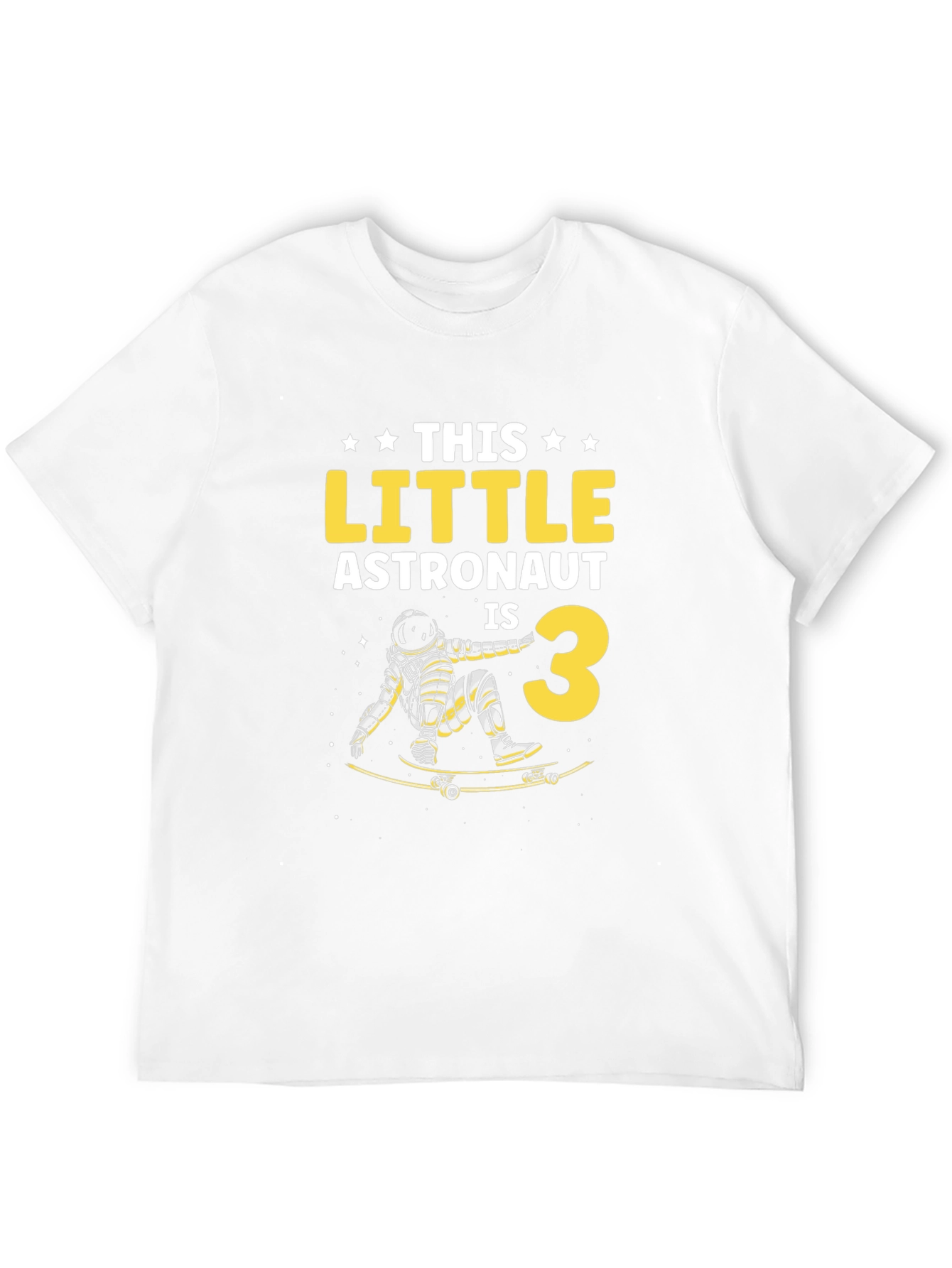 Astronaut 3rd Birthday T-Shirt - Space Theme