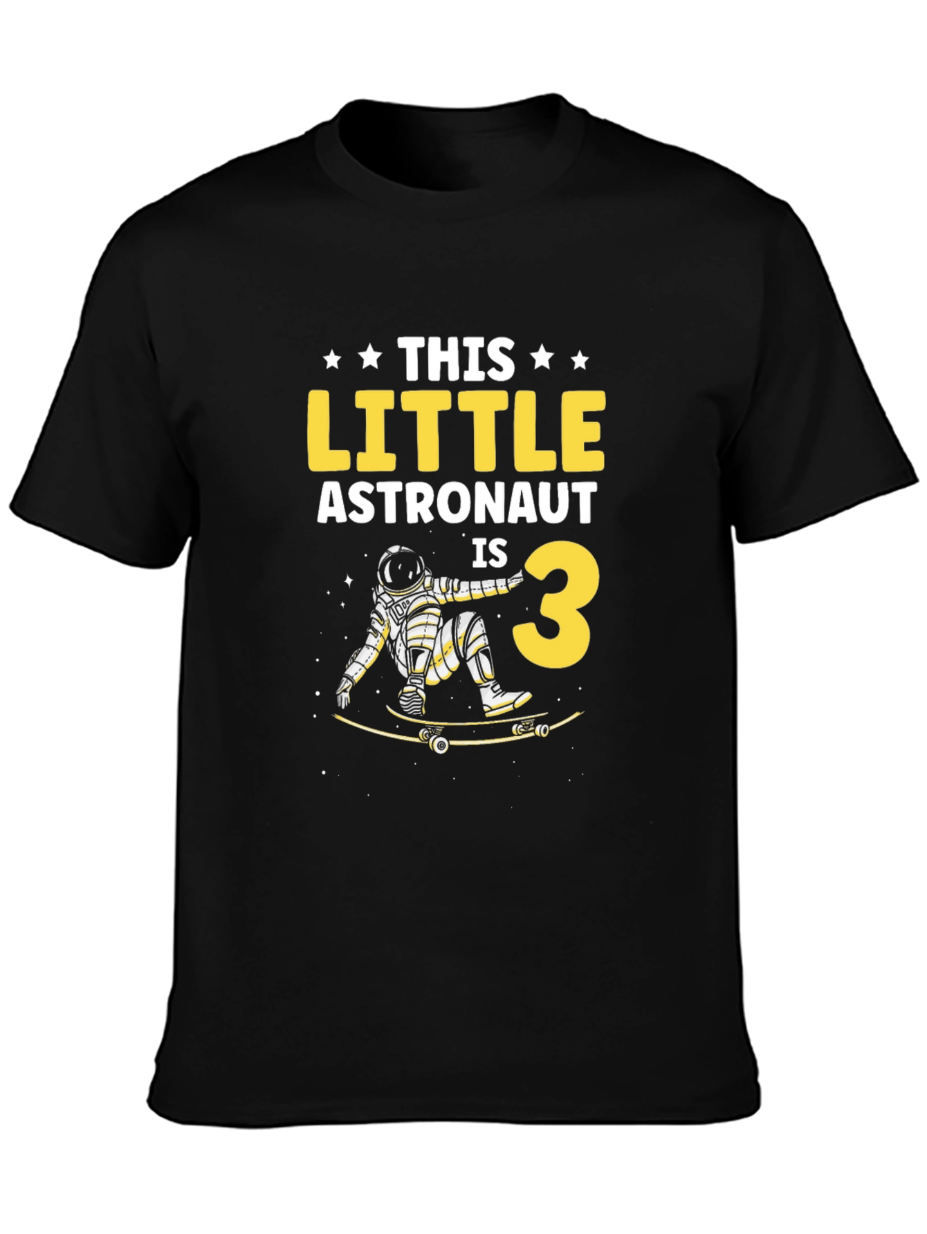 Astronaut 3rd Birthday T-Shirt - Space Theme