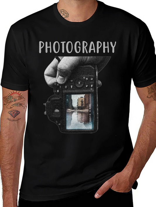 Photography Graphic Tee - Camera Enthusiast Shirt