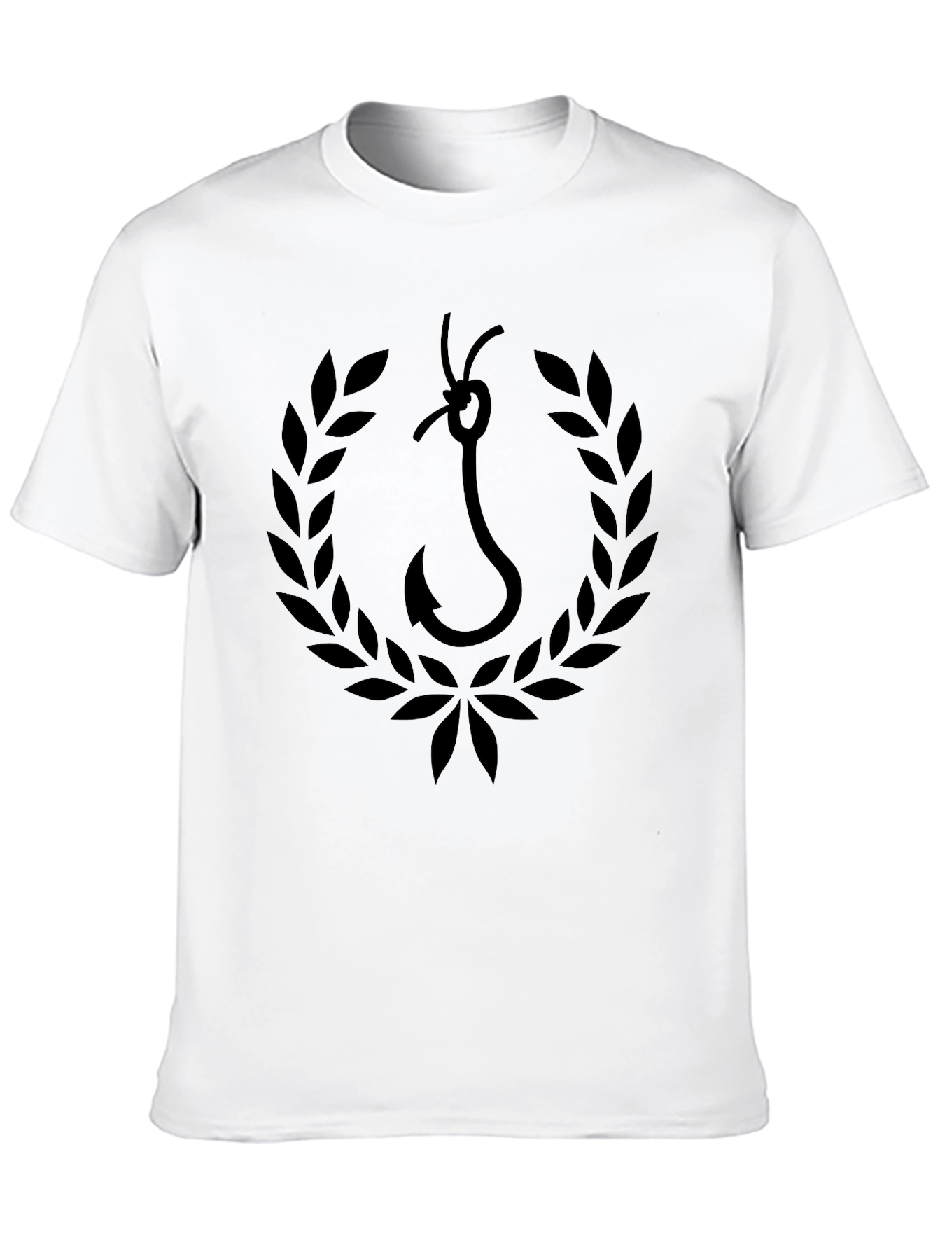 Hook & Laurel Mens Black Graphic T-Shirt