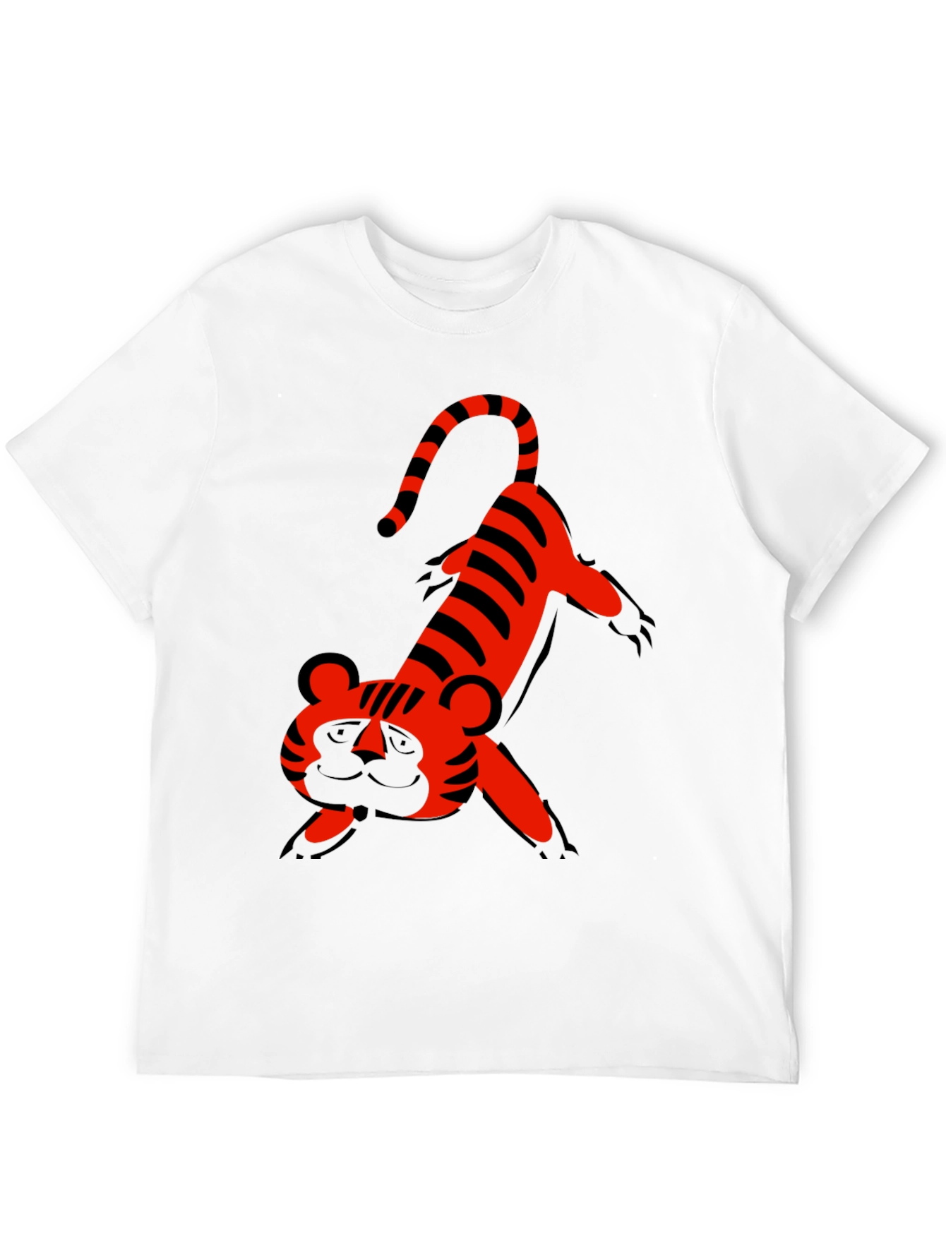 Cool Tiger Graphic Tee - Black T-Shirt