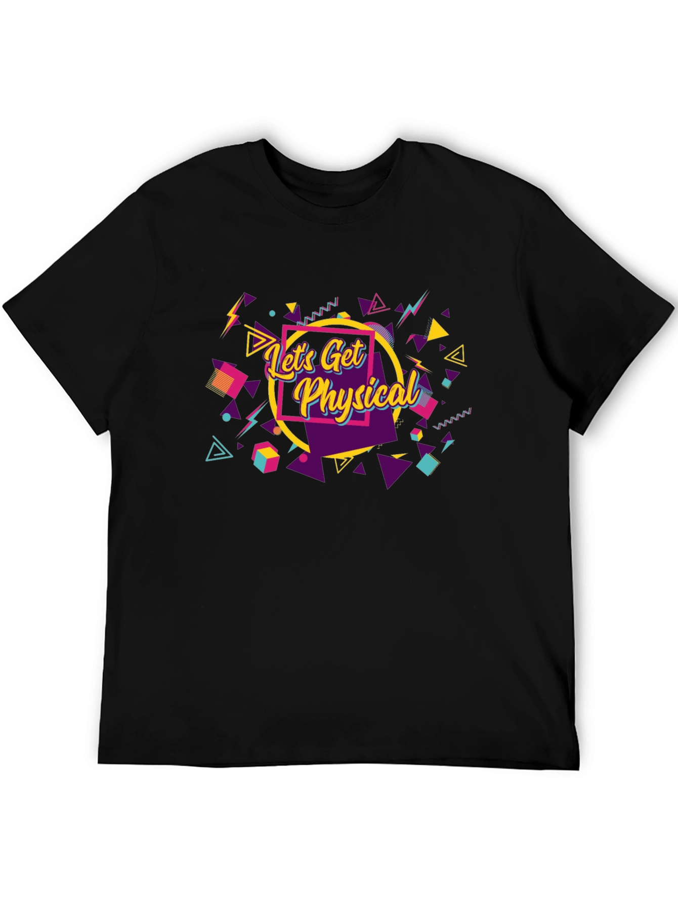Retro Lets Get Physical Graphic Tee