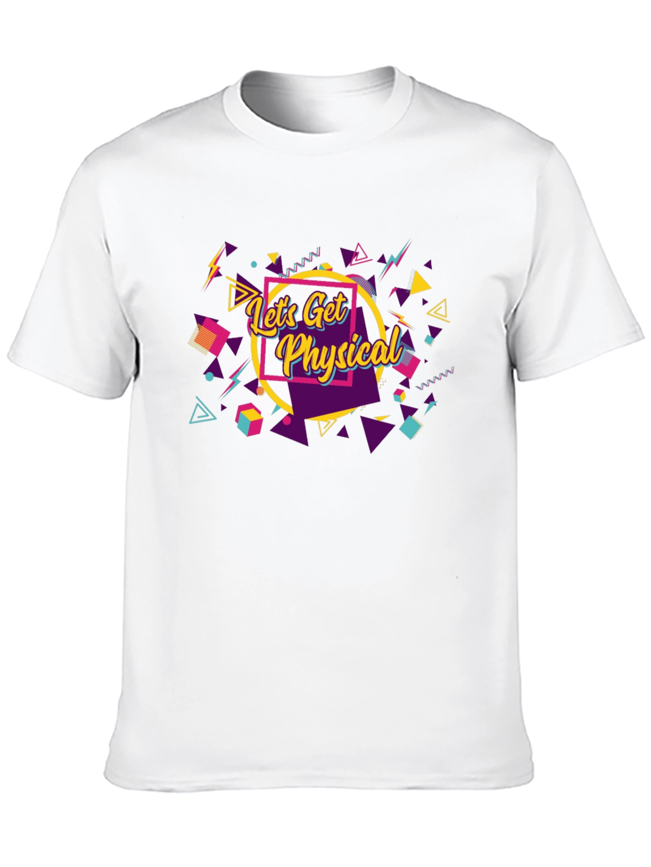 Retro Lets Get Physical Graphic Tee