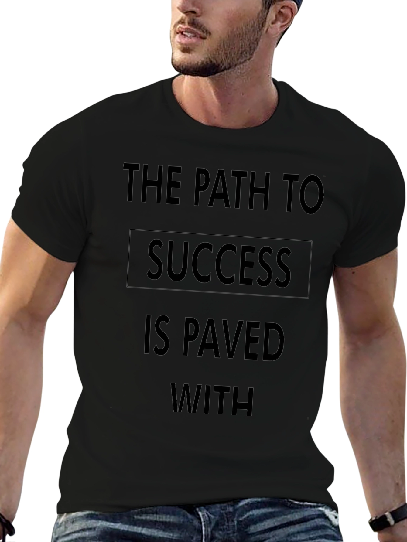 Inspirational Quote Black T-Shirt
