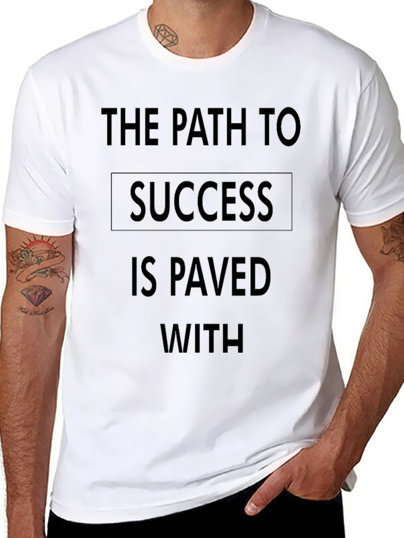 Inspirational Quote Black T-Shirt