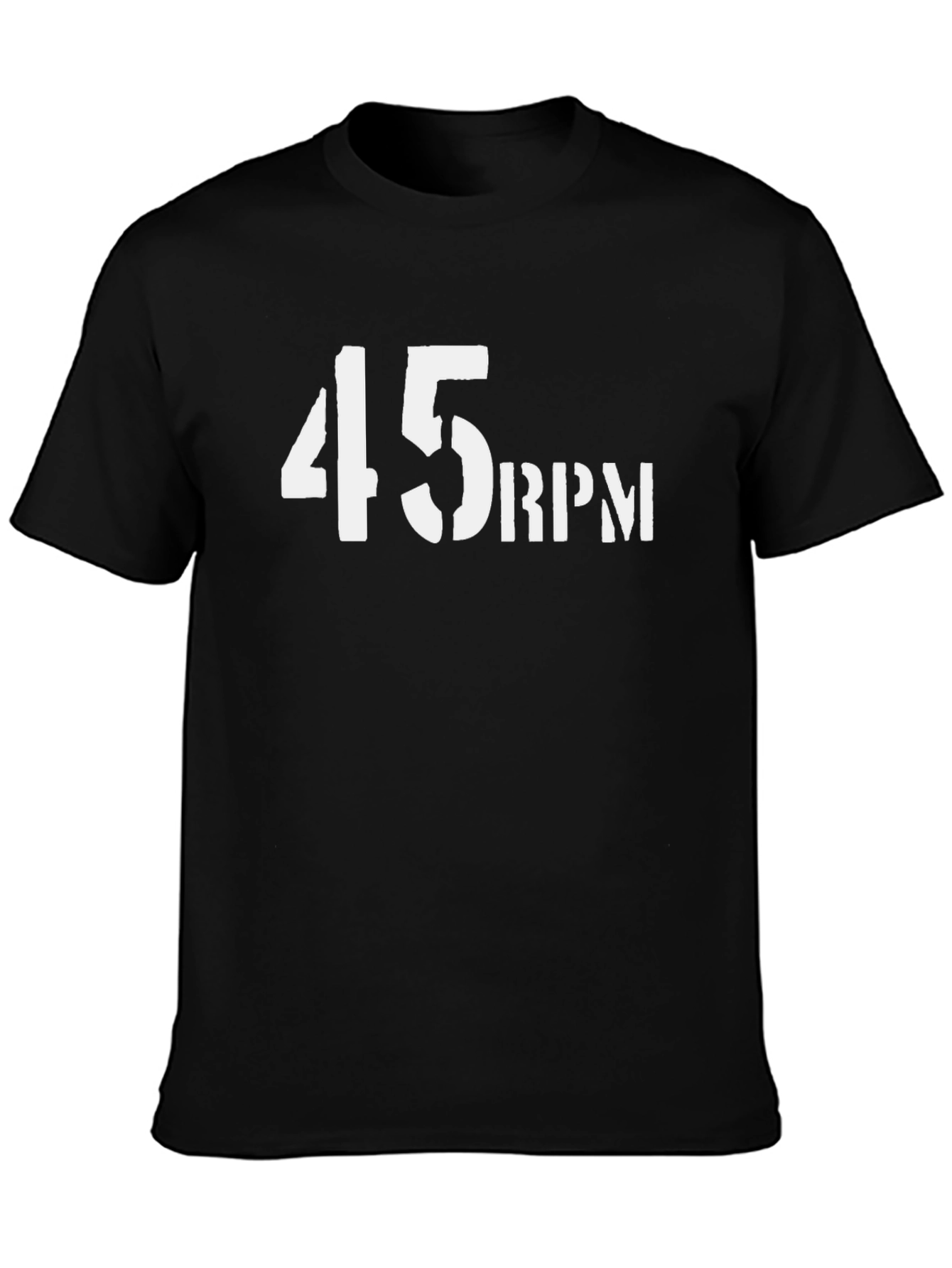 45 RPM Graphic T-Shirt - Retro Music Fan Tee