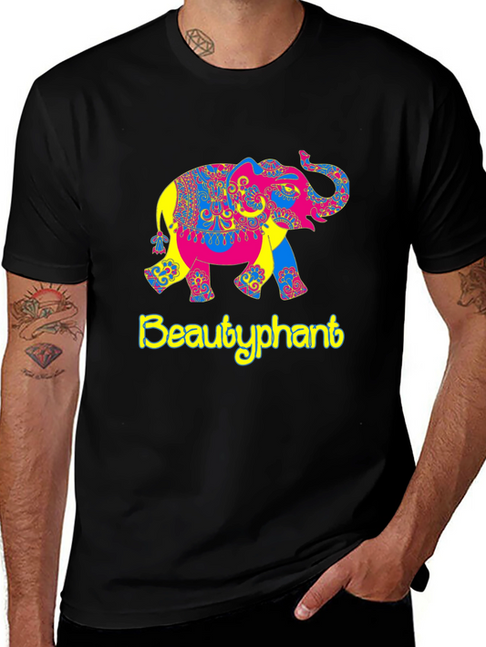 Beautyphant Graphic Tee - Unique Elephant Design