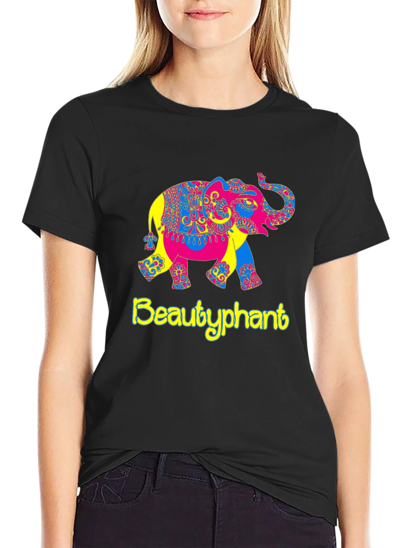Beautyphant Graphic Tee - Unique Elephant Design