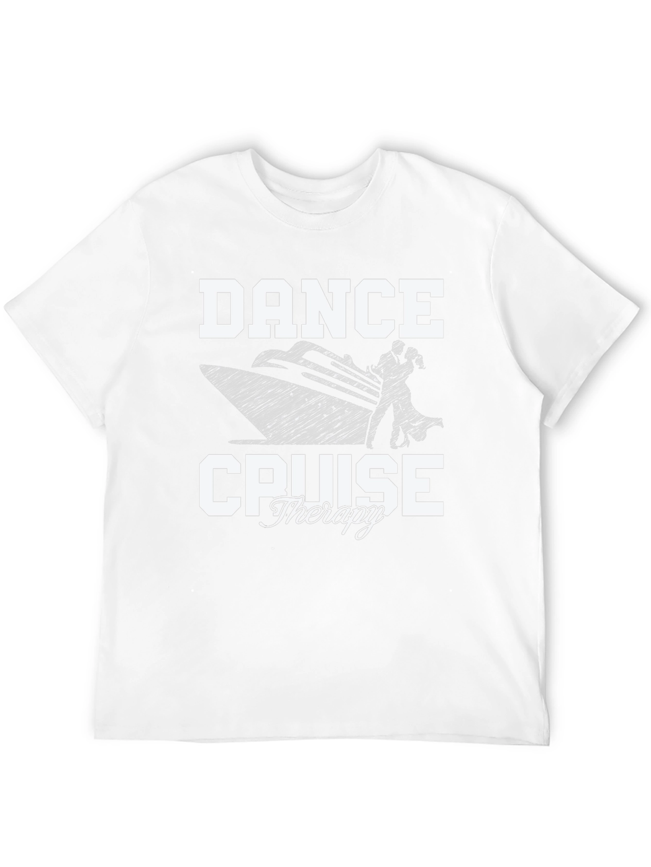 Dance Cruise Therapy T-Shirt - Black Cotton Tee