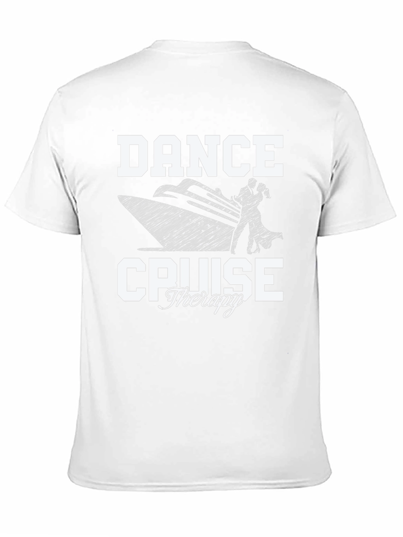 Dance Cruise Therapy T-Shirt - Black Cotton Tee