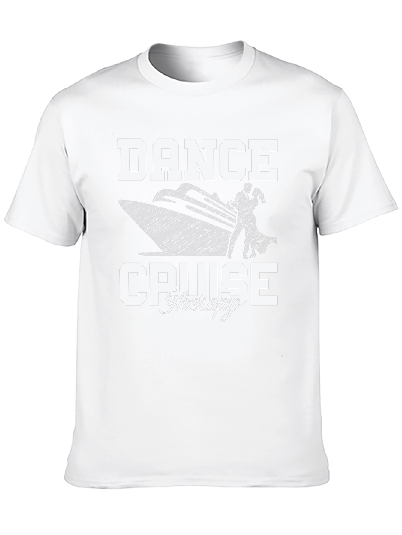 Dance Cruise Therapy T-Shirt - Black Cotton Tee