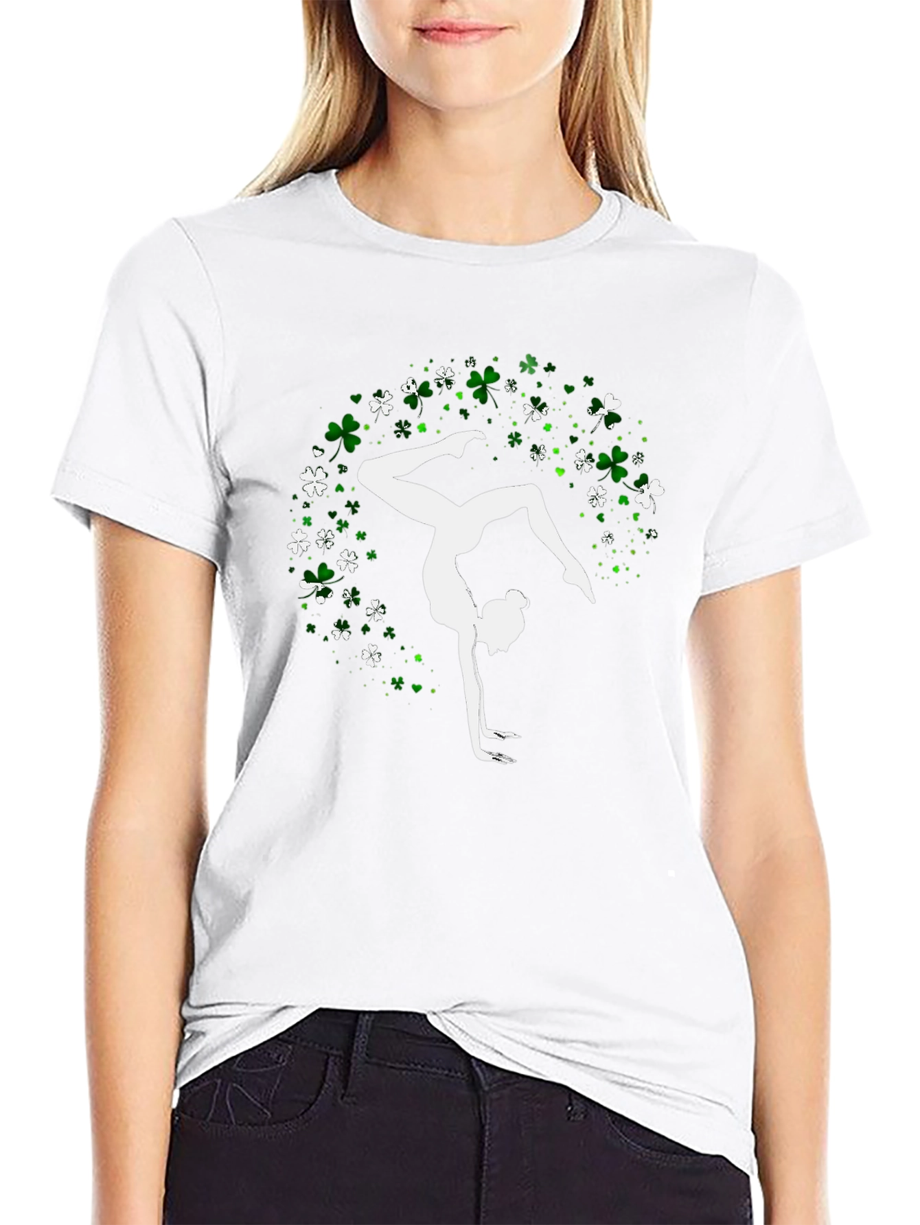 Gymnast Shamrock T-Shirt - St. Patricks Day