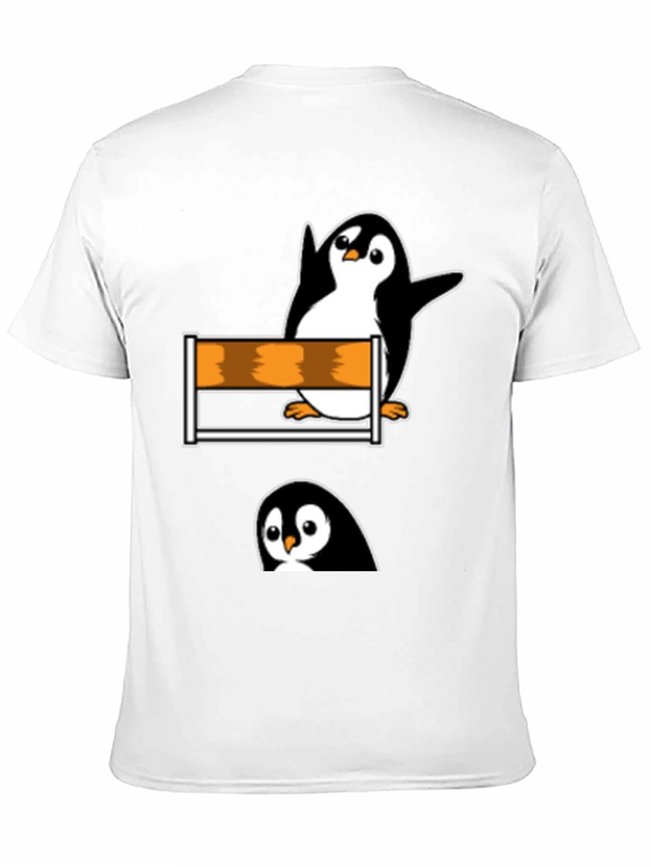 Penguin Hurdler Graphic Tee - Black
