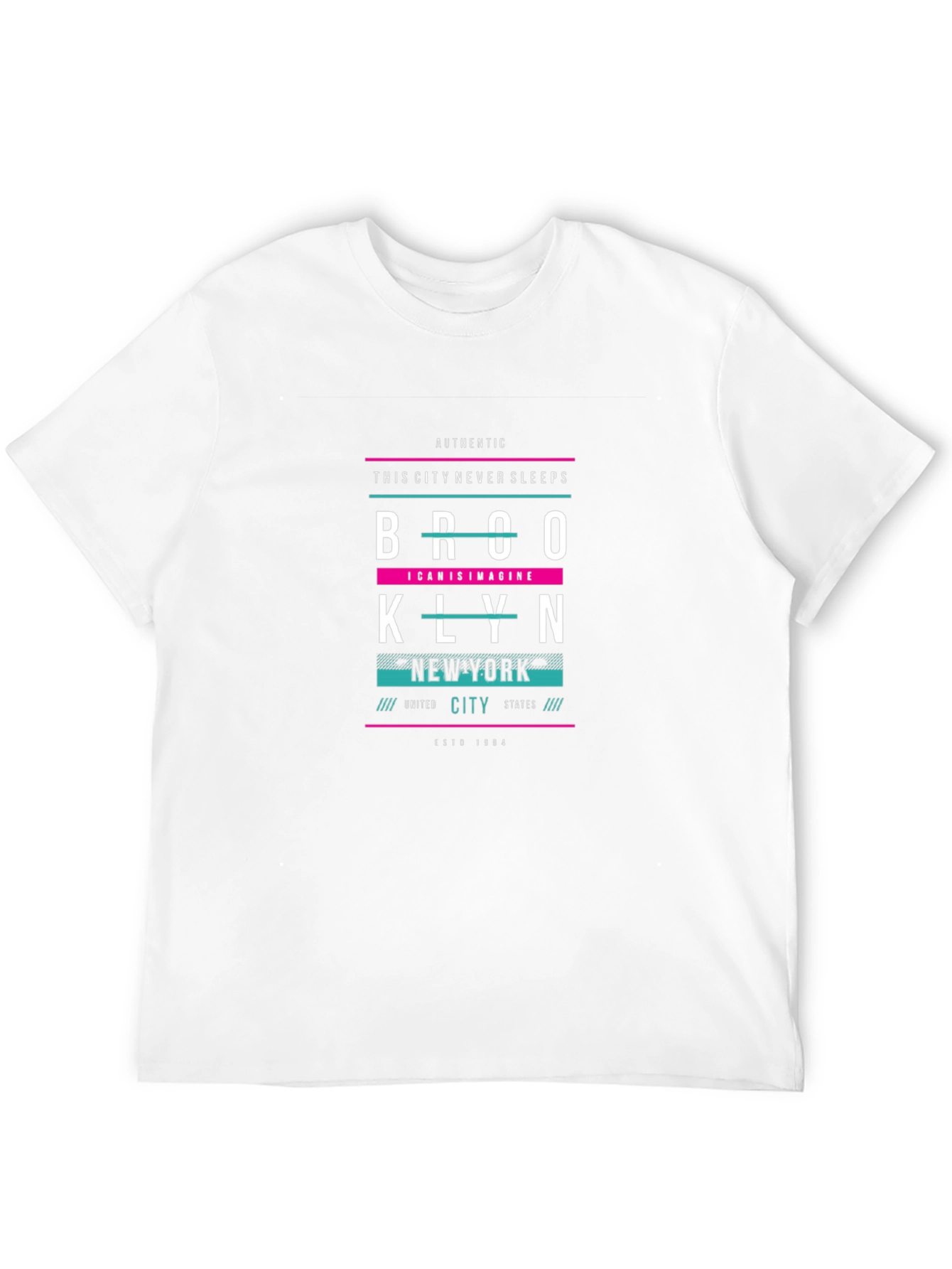 Brooklyn Graphic Print Black T-Shirt
