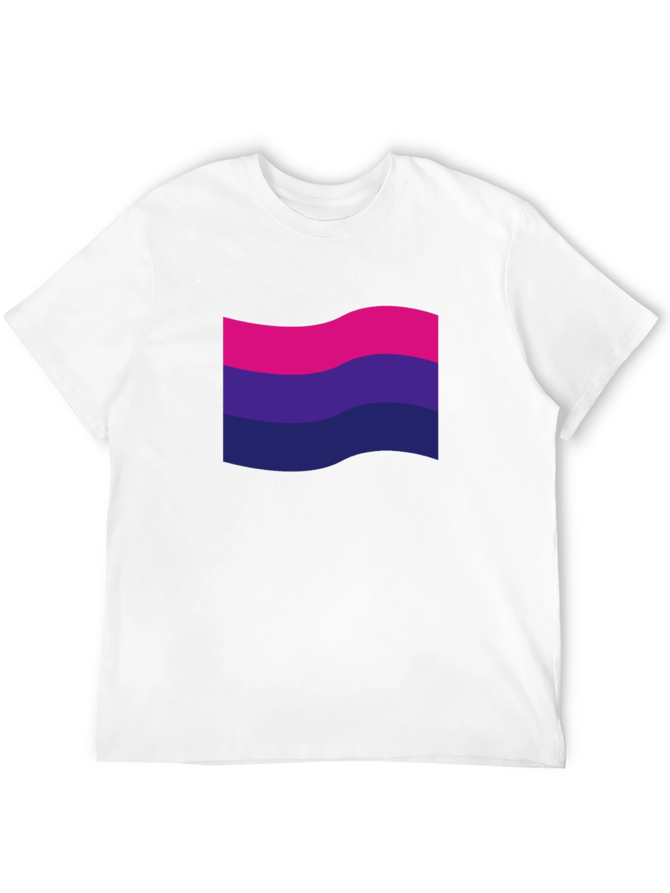 Bisexual Pride Flag T-Shirt - Black LGBTQ+ Tee