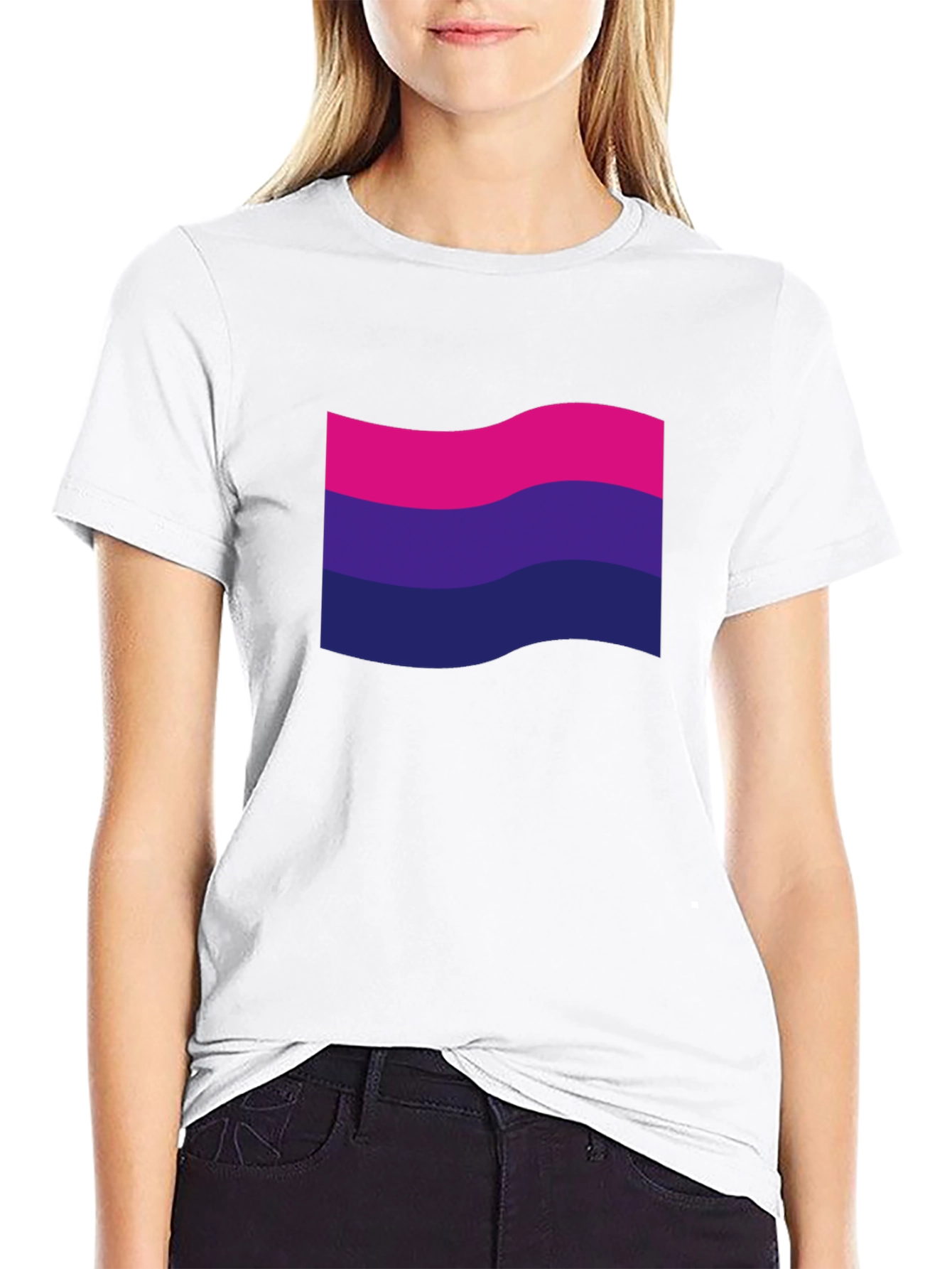 Bisexual Pride Flag T-Shirt - Black LGBTQ+ Tee