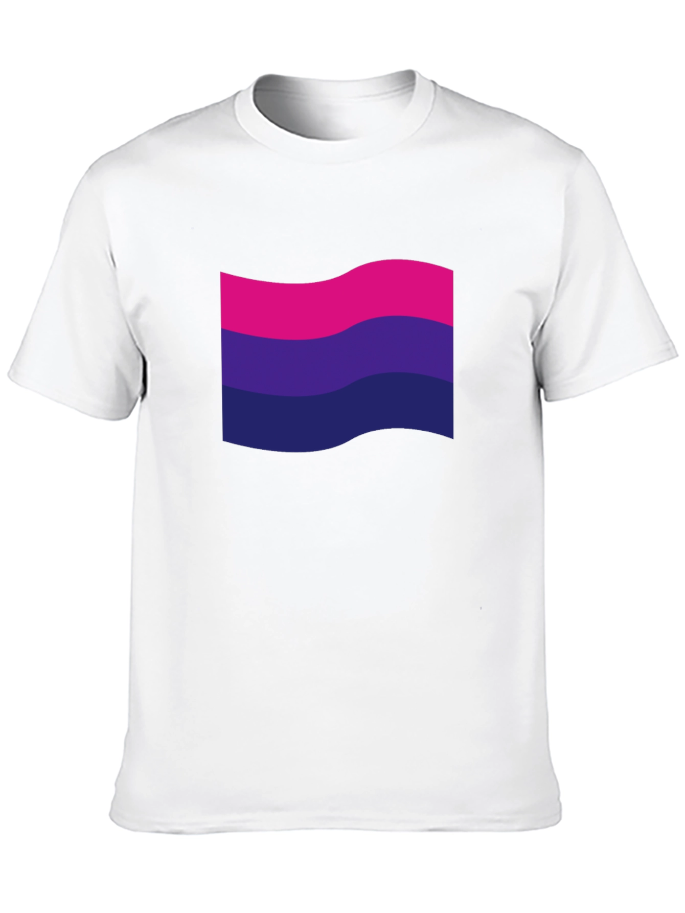 Bisexual Pride Flag T-Shirt - Black LGBTQ+ Tee