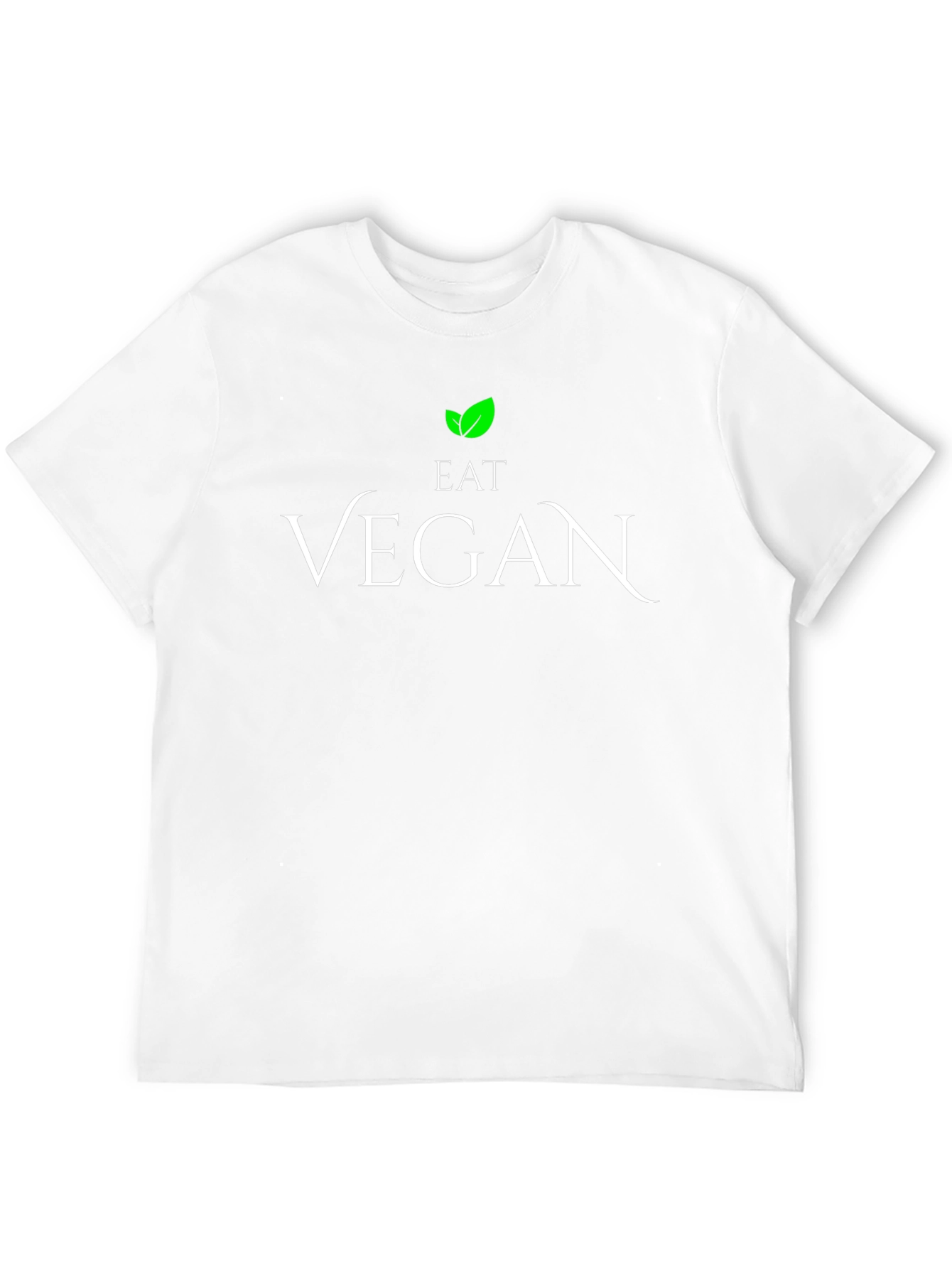 Eat Vegan T-Shirt - Black Stylish Comfortable