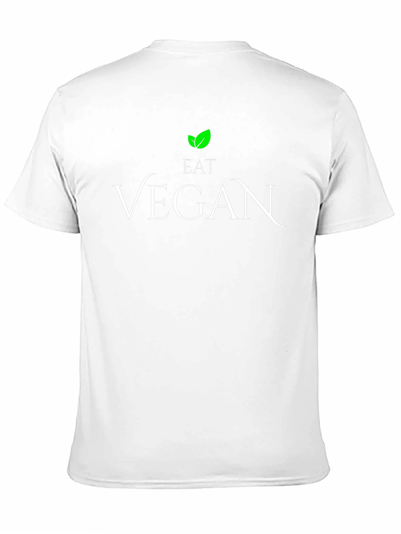 Eat Vegan T-Shirt - Black Stylish Comfortable