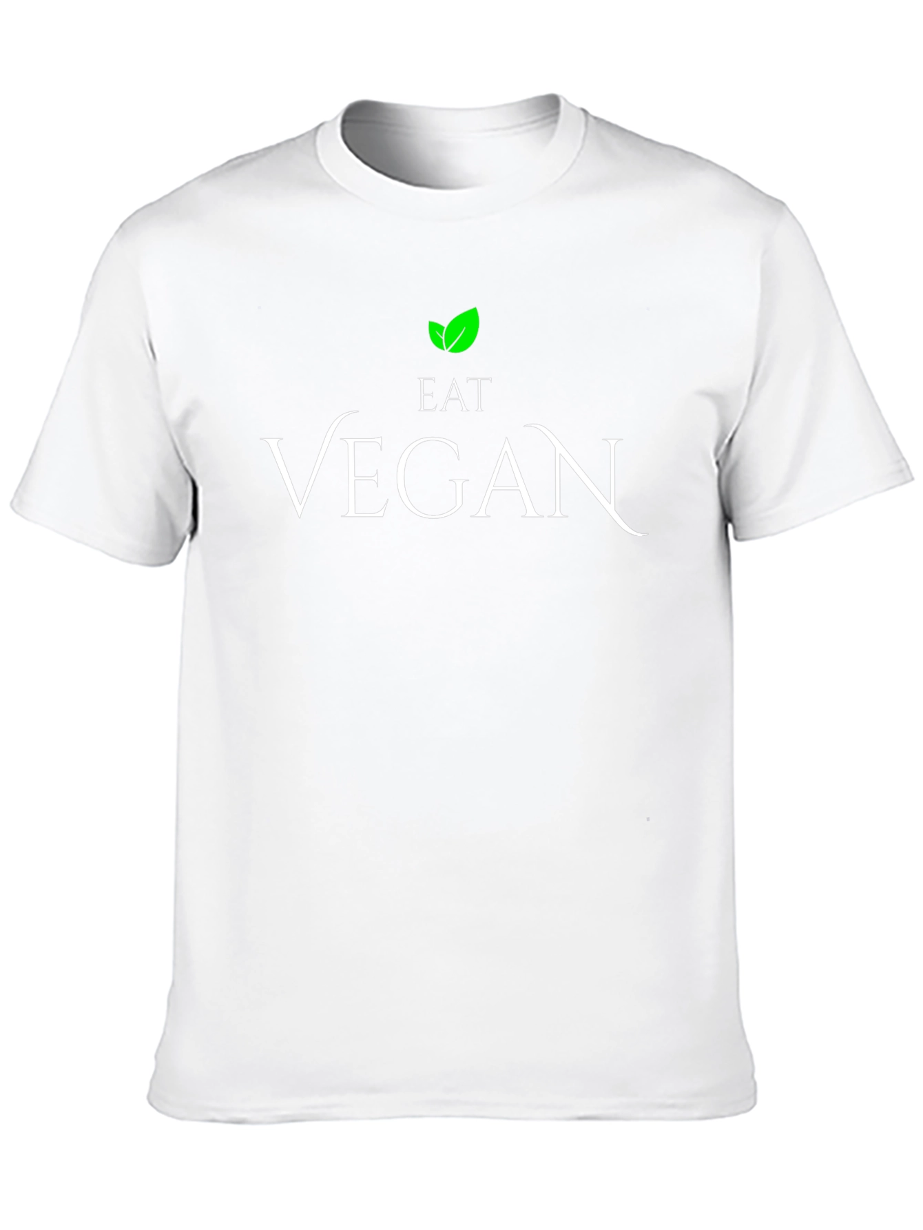 Eat Vegan T-Shirt - Black Stylish Comfortable
