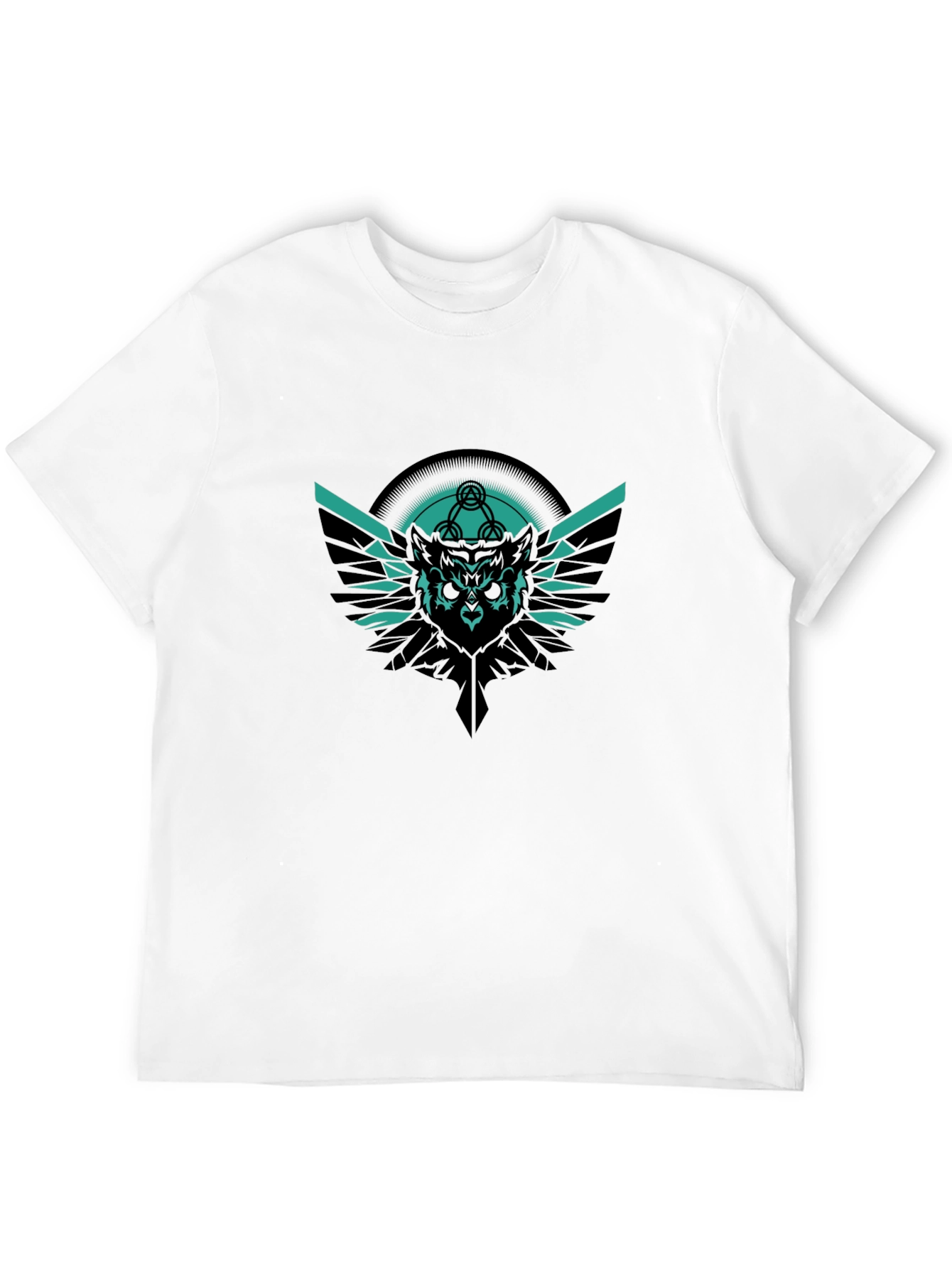 Owl Graphic Black T-Shirt