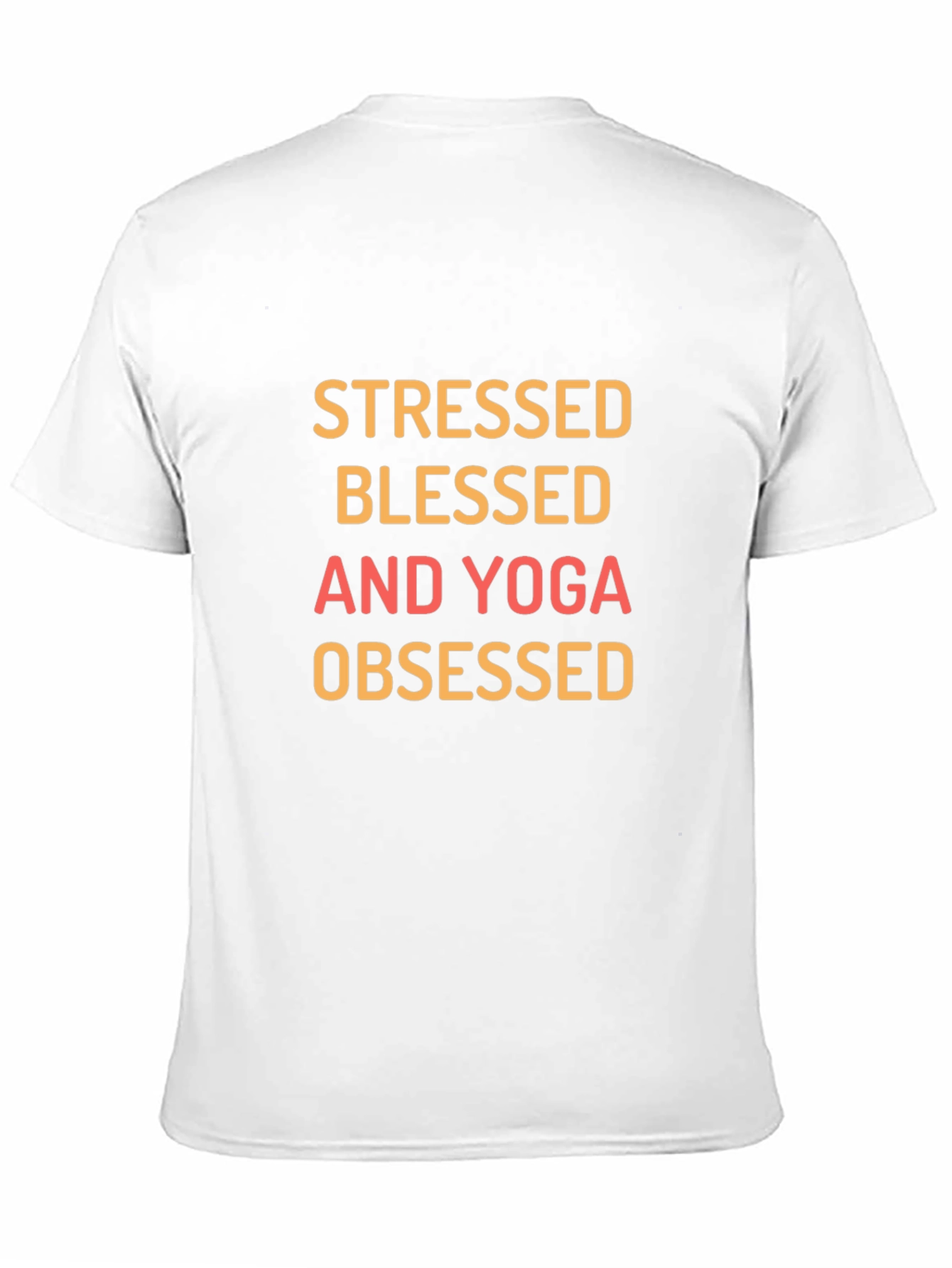 Stressed Blessed Yoga Obsessed Graphic Tee