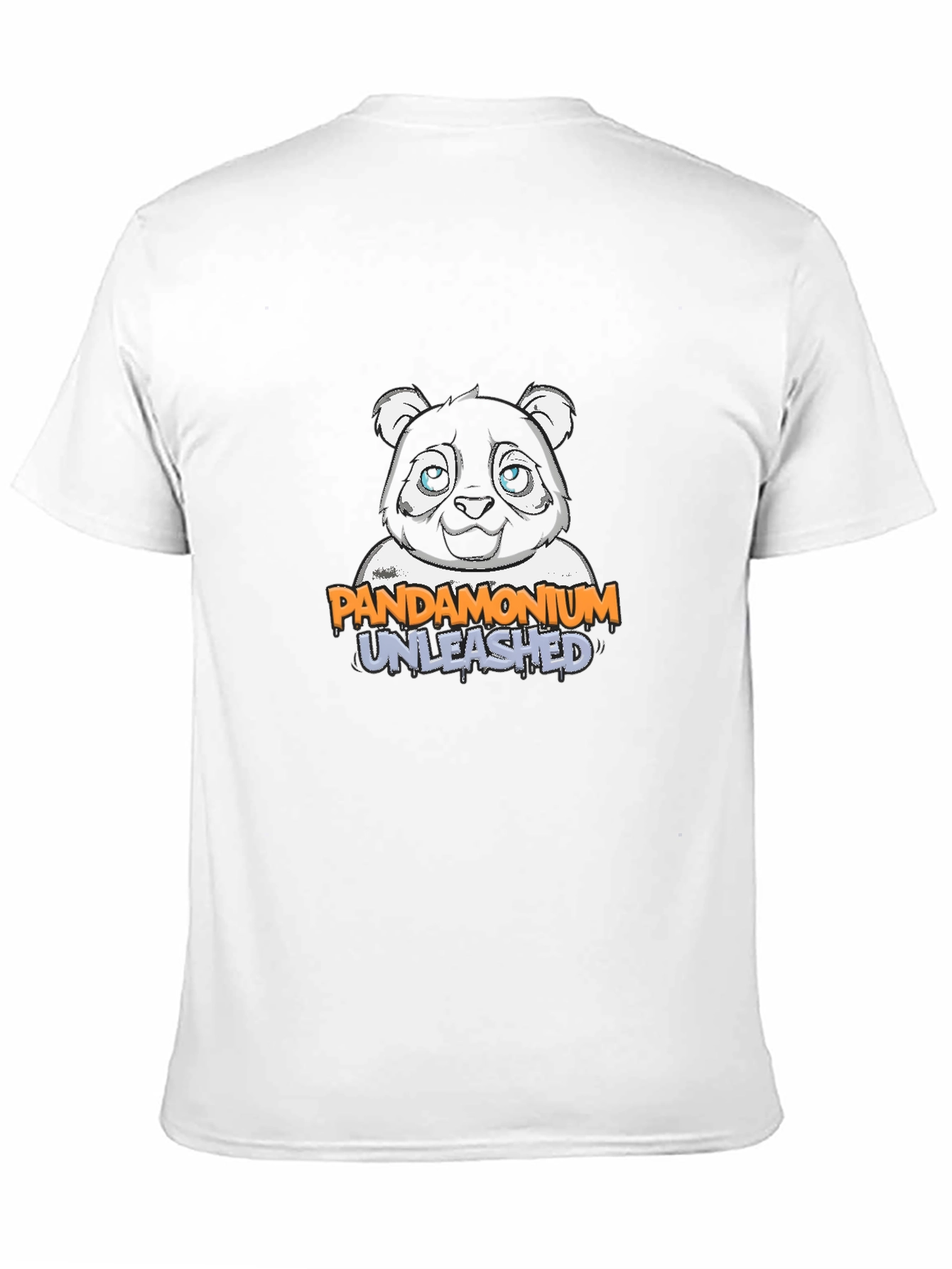 Pandamonium Unleashed Graphic Tee - Black Cotton Blend