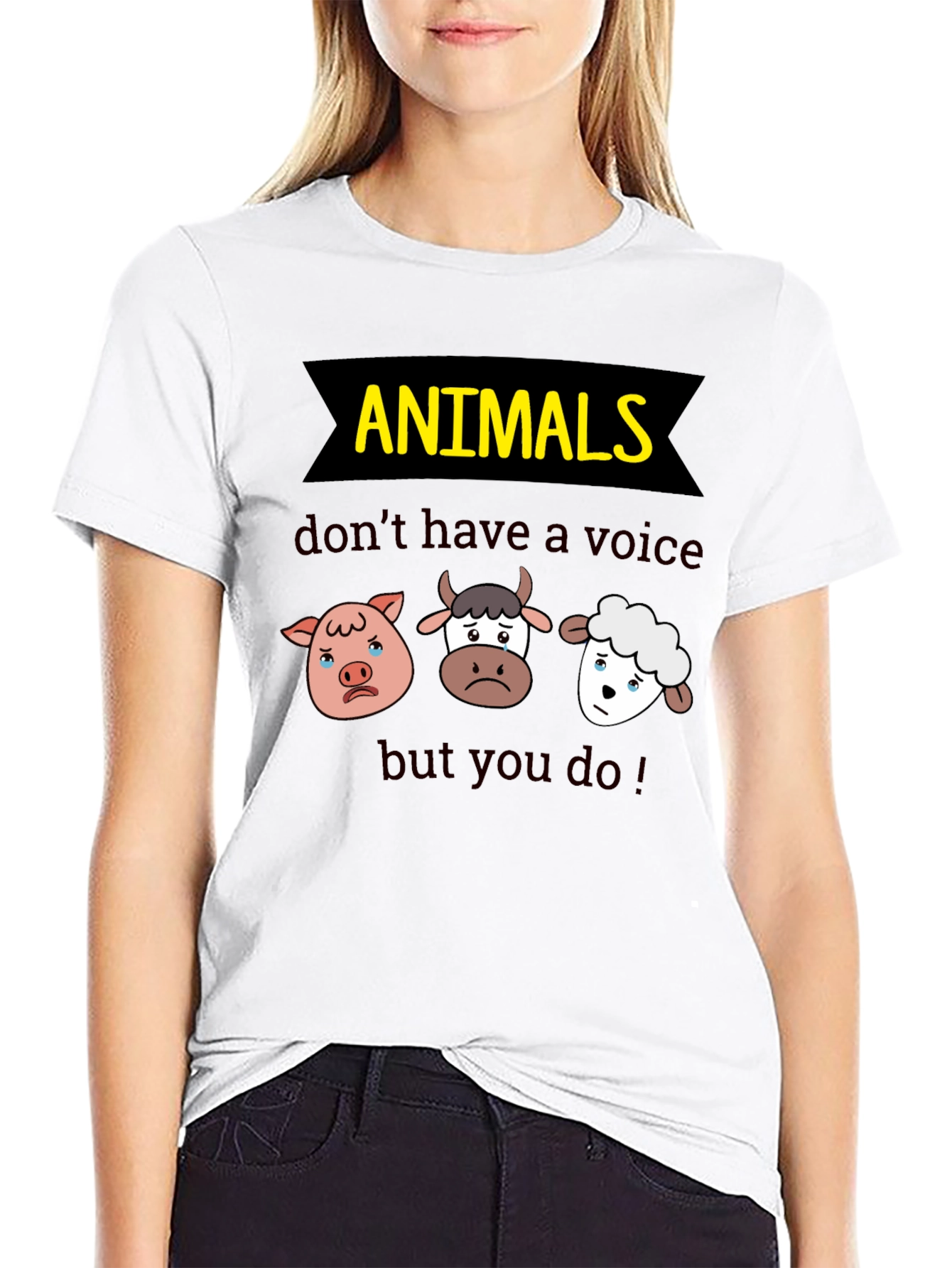 Animals Dont Have A Voice Tee