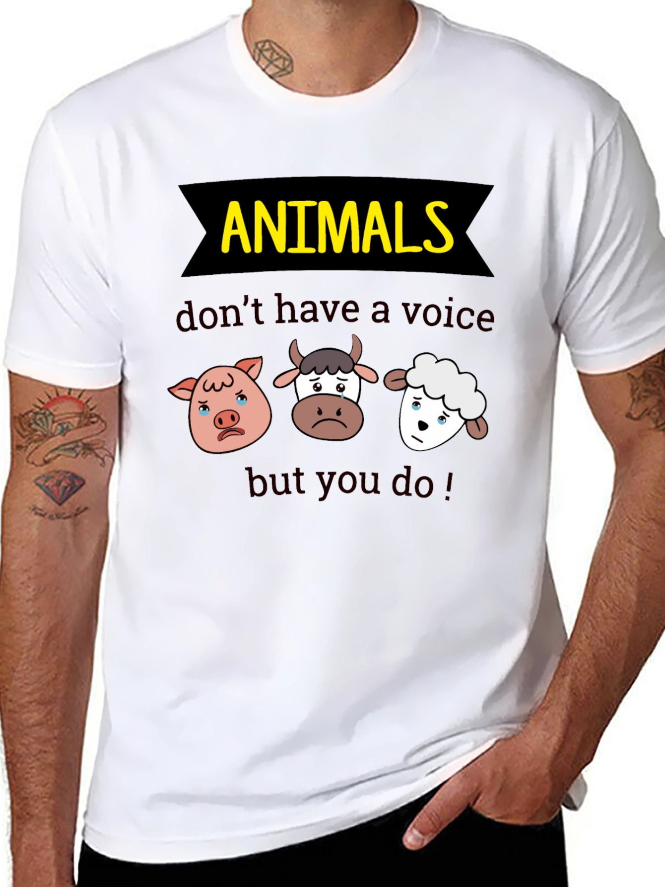 Animals Dont Have A Voice Tee