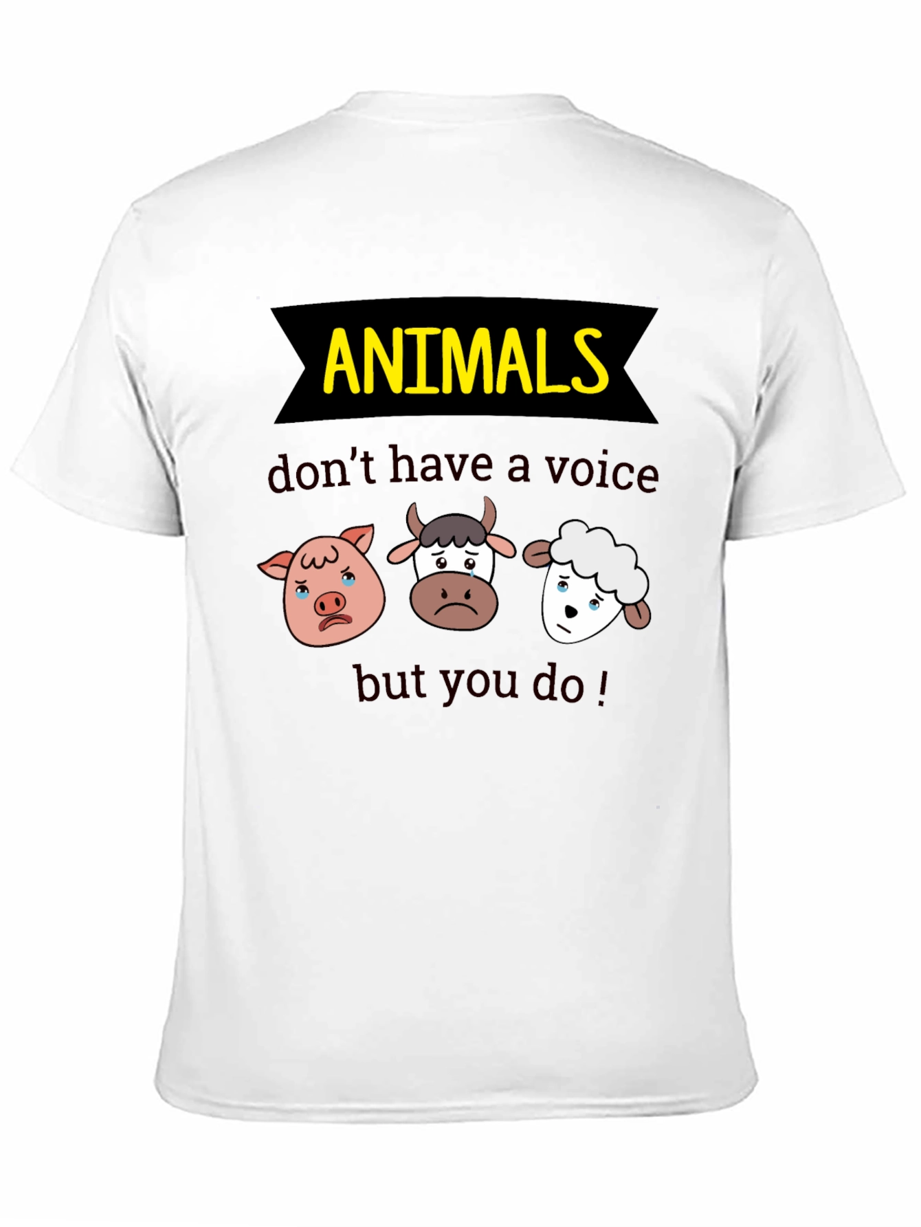 Animals Dont Have A Voice Tee