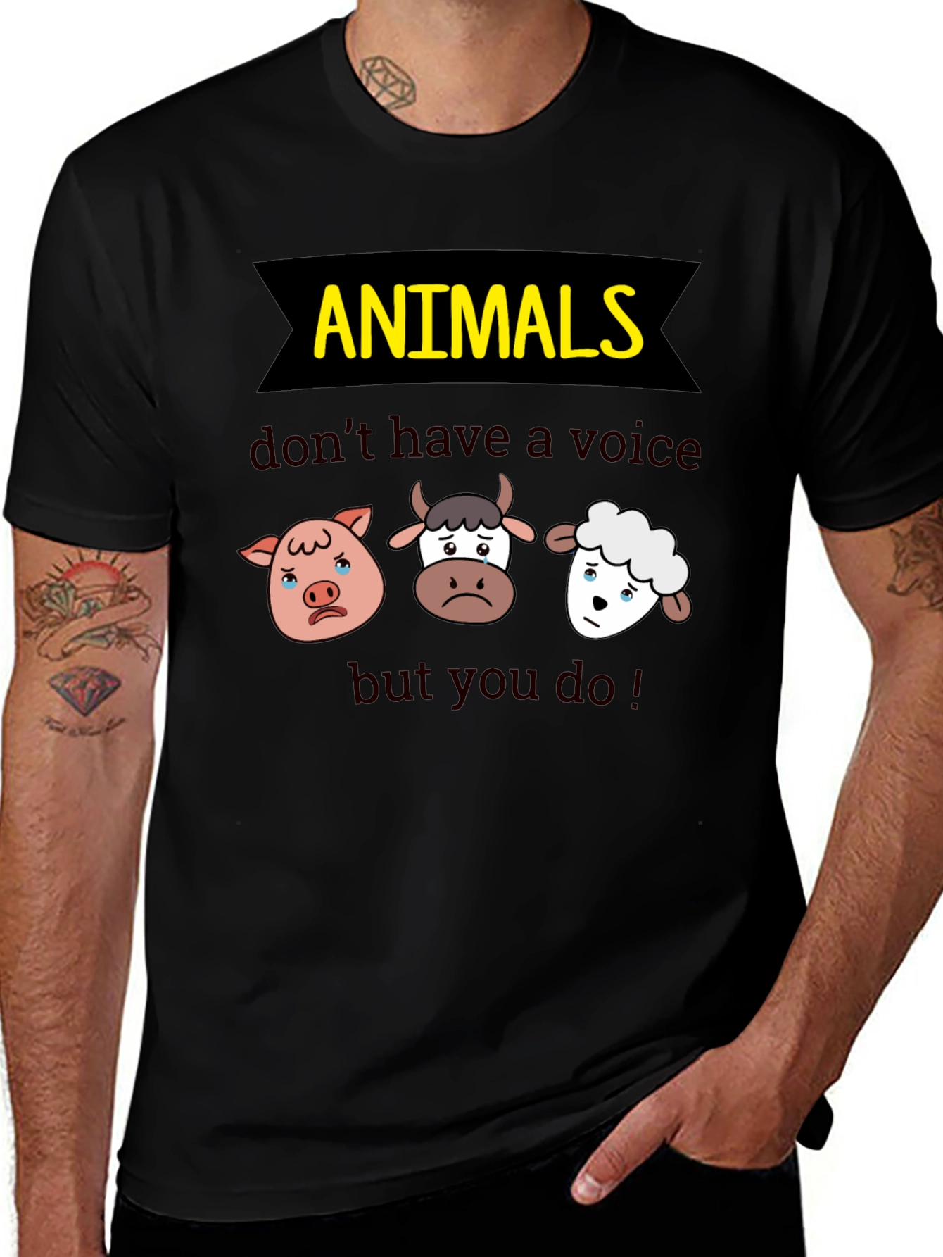 Animals Dont Have A Voice Tee