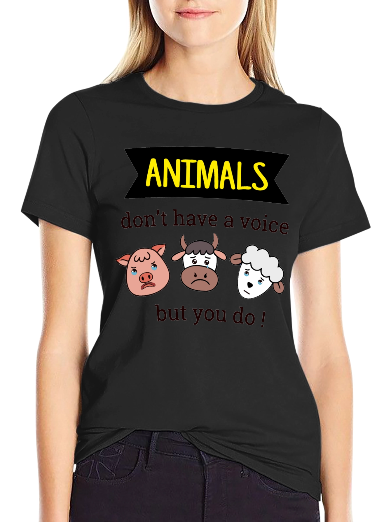 Animals Dont Have A Voice Tee