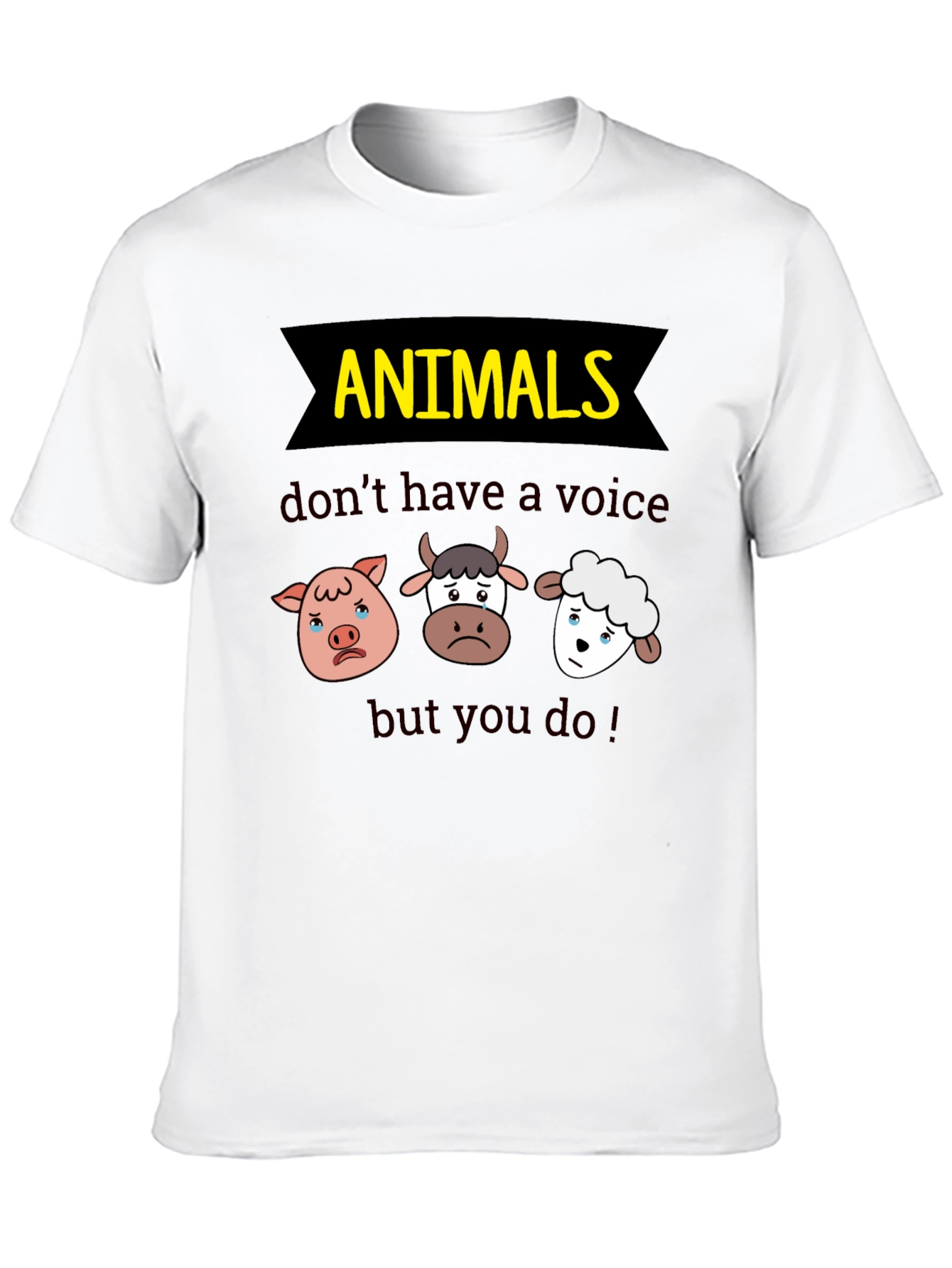 Animals Dont Have A Voice Tee