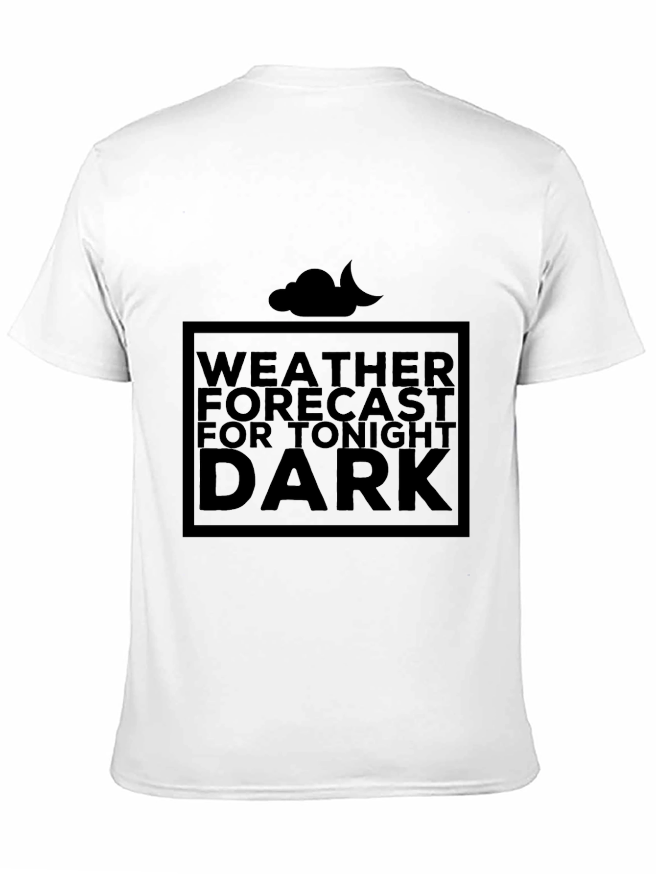 Dark Weather Forecast Graphic Tee