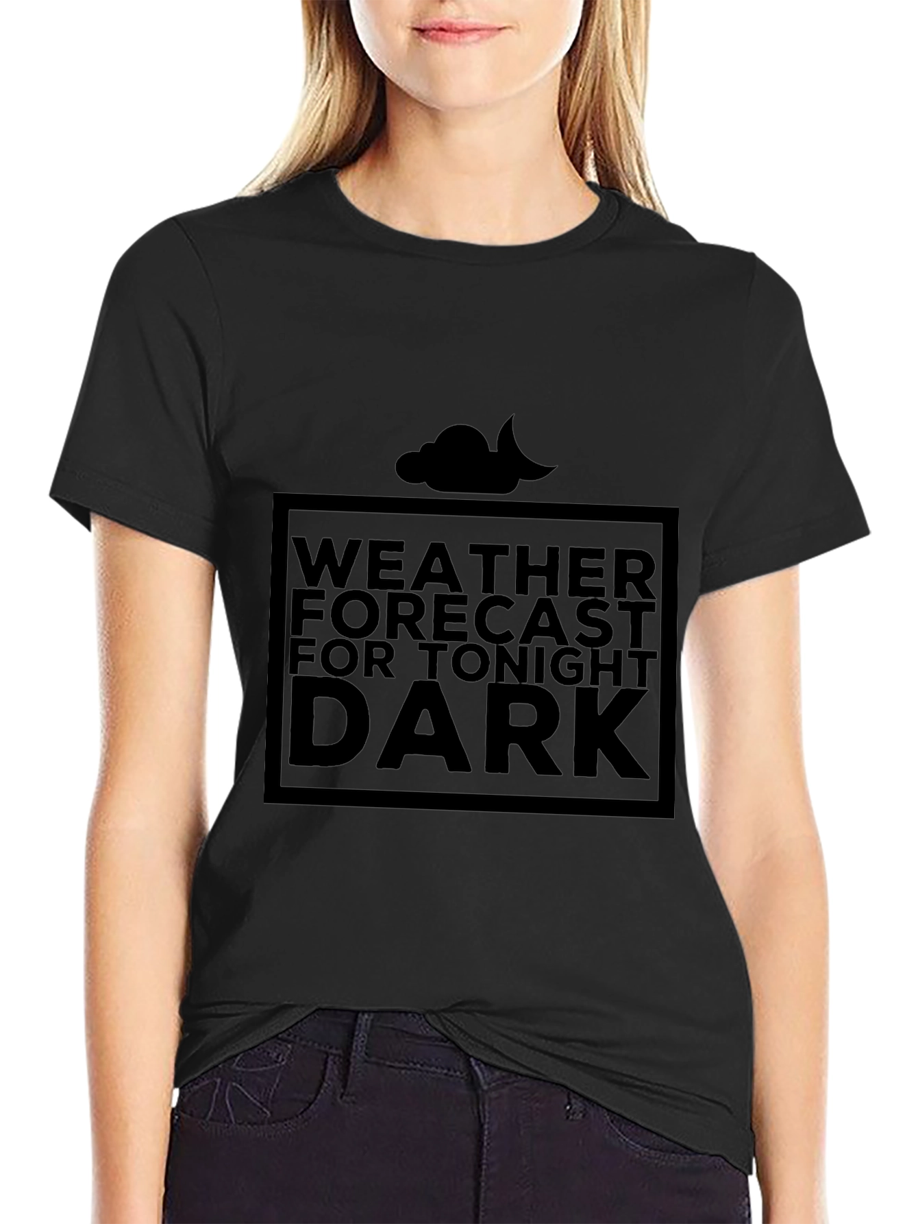 Dark Weather Forecast Graphic Tee