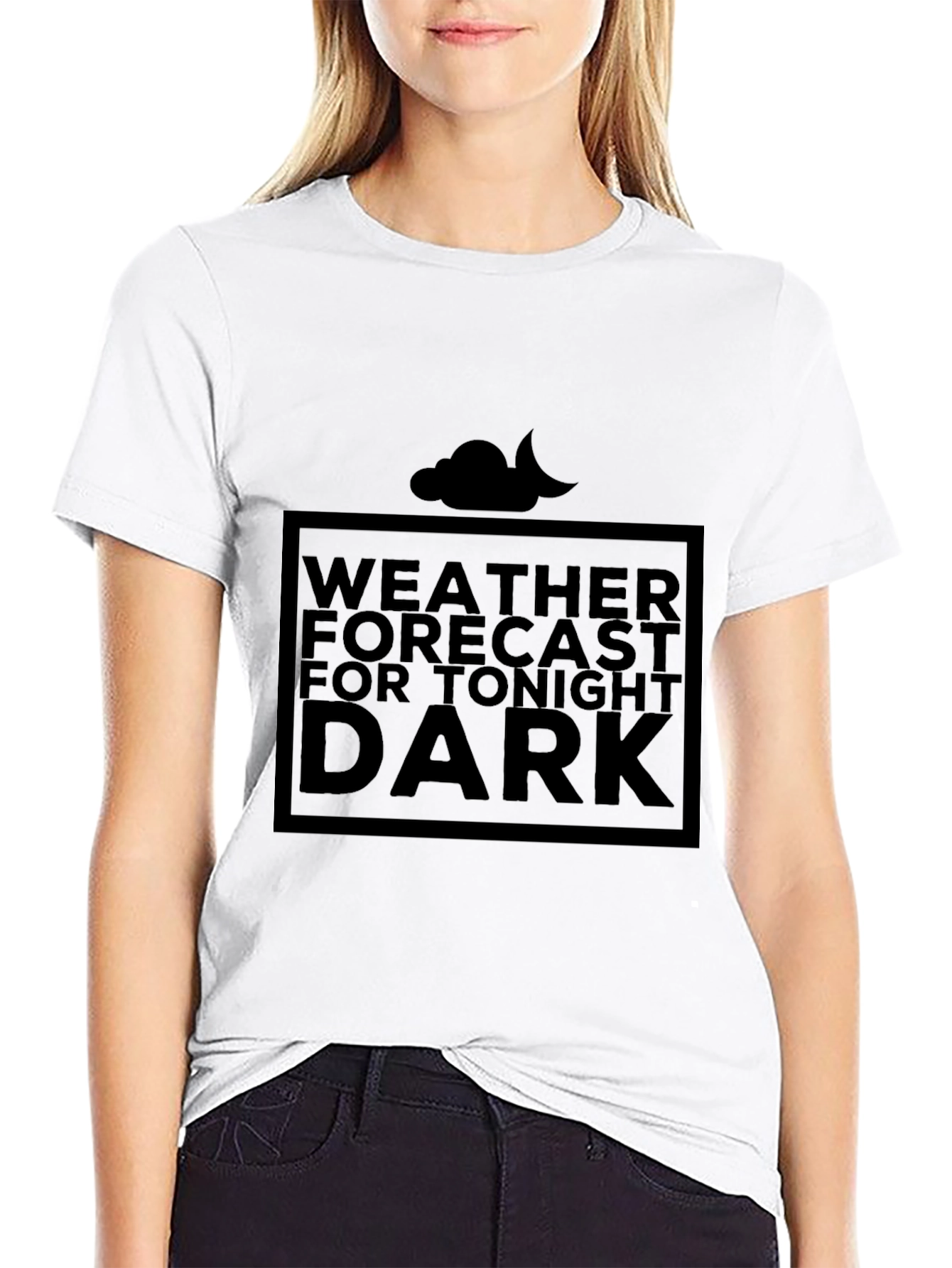 Dark Weather Forecast Graphic Tee