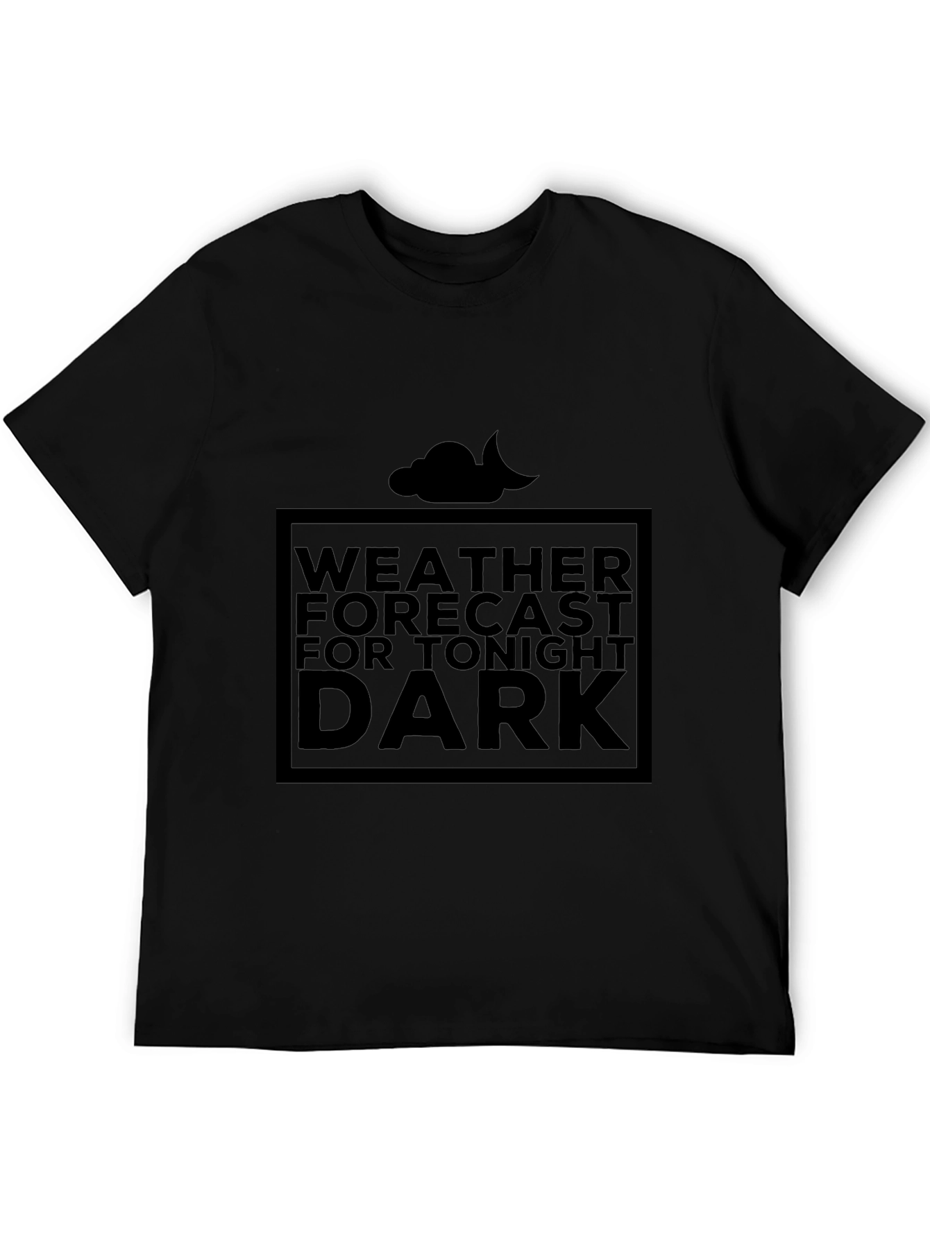 Dark Weather Forecast Graphic Tee