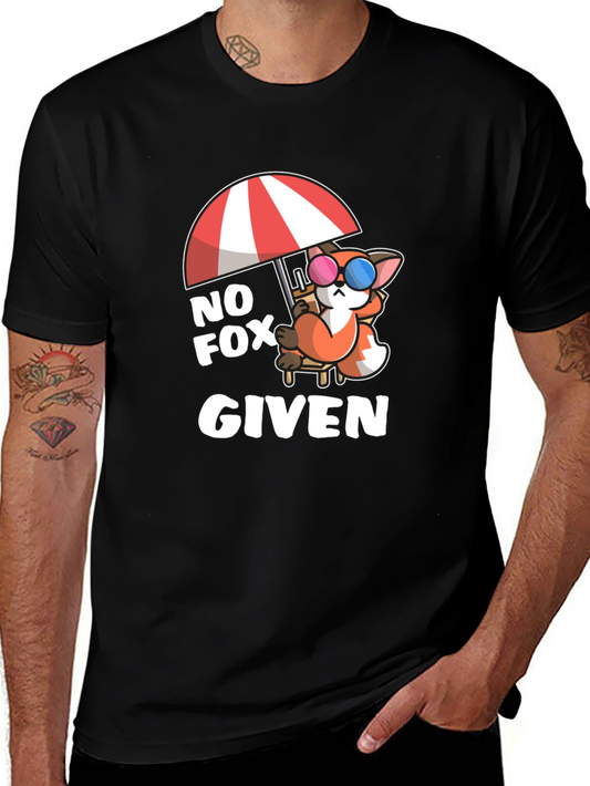 No Fox Given T-Shirt - Relaxed Summer Style
