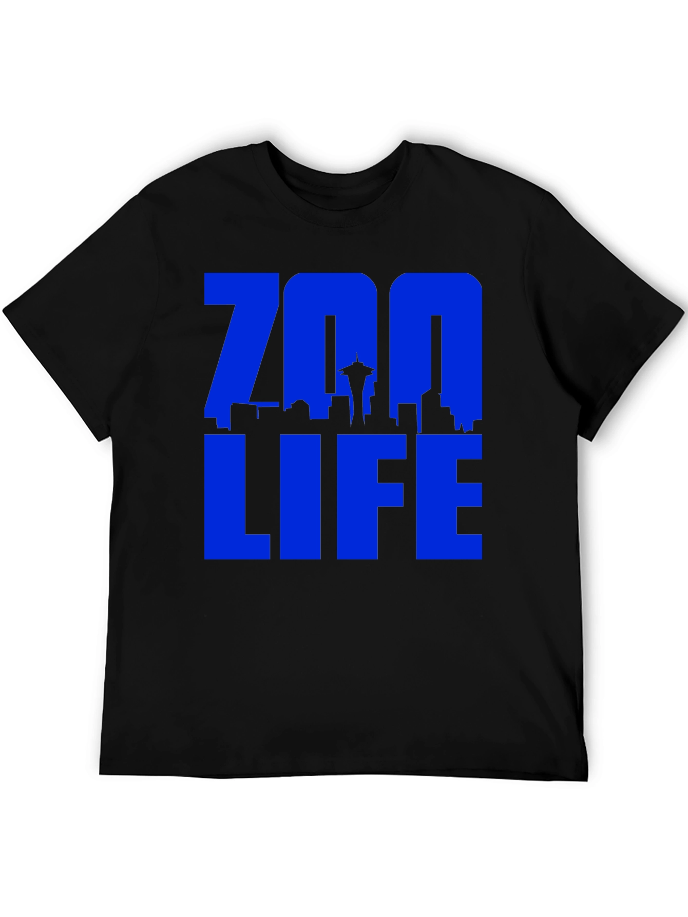 Zoo Life Seattle Skyline Graphic T-Shirt