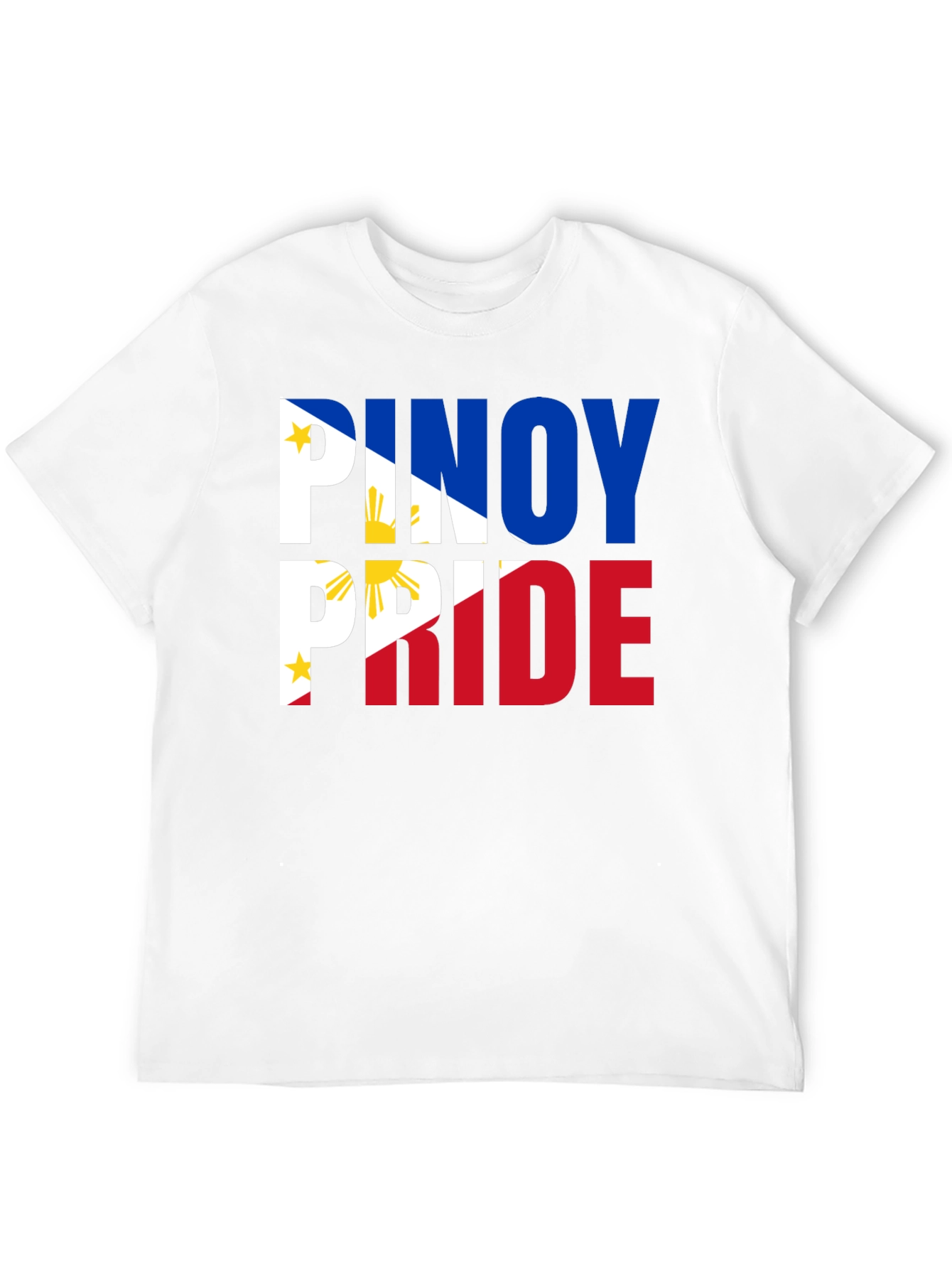 Pinoy Pride T-Shirt: Filipino Flag Inspired Design