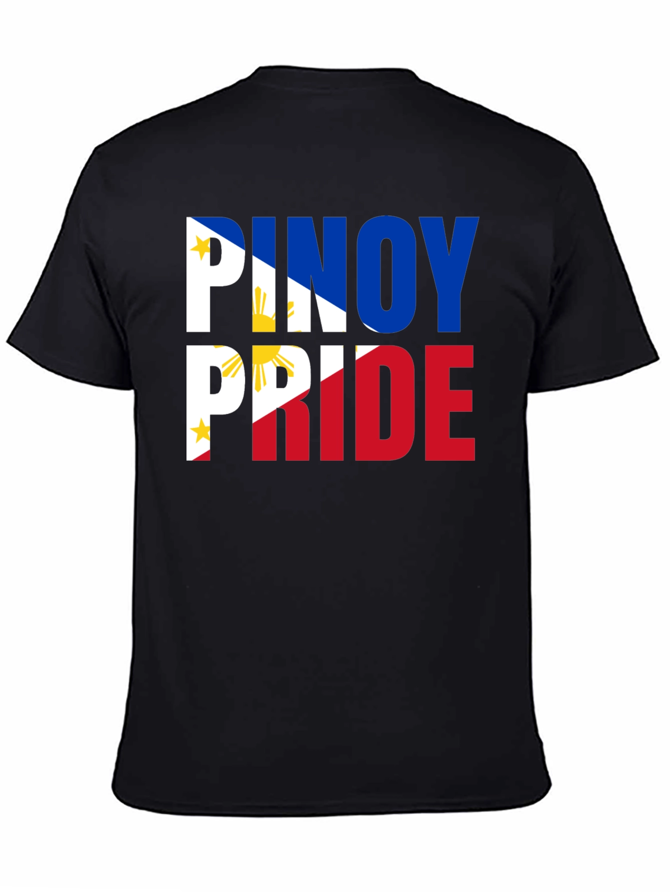 Pinoy Pride T-Shirt: Filipino Flag Inspired Design