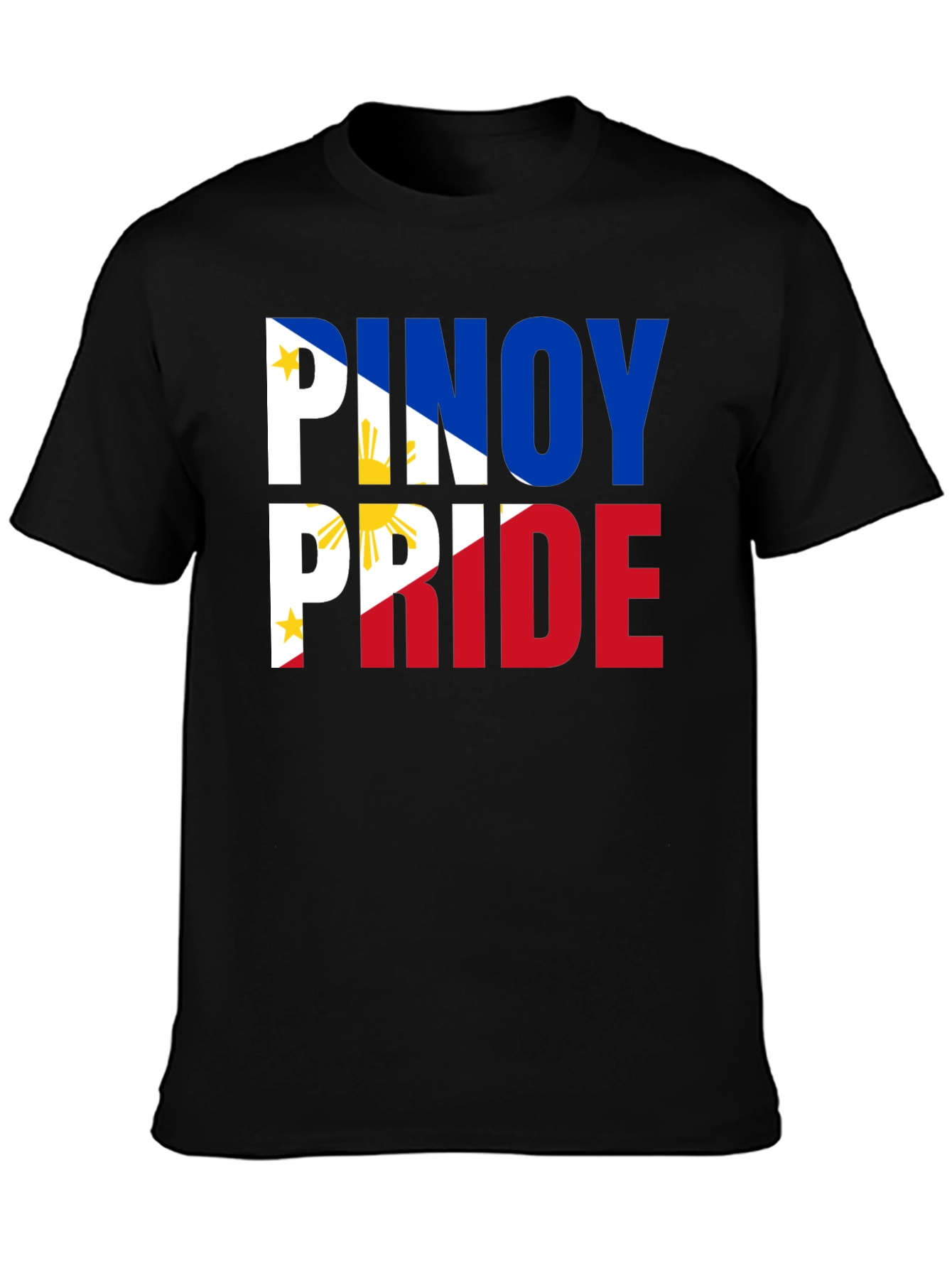 Pinoy Pride T-Shirt: Filipino Flag Inspired Design