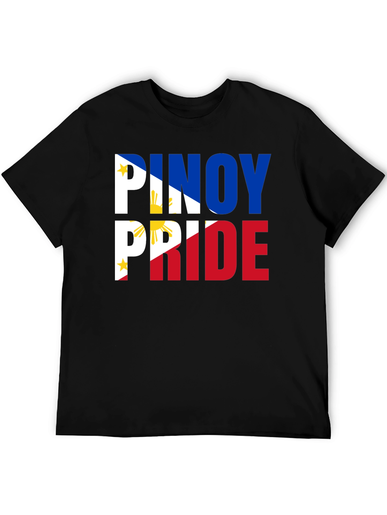 Pinoy Pride T-Shirt: Filipino Flag Inspired Design