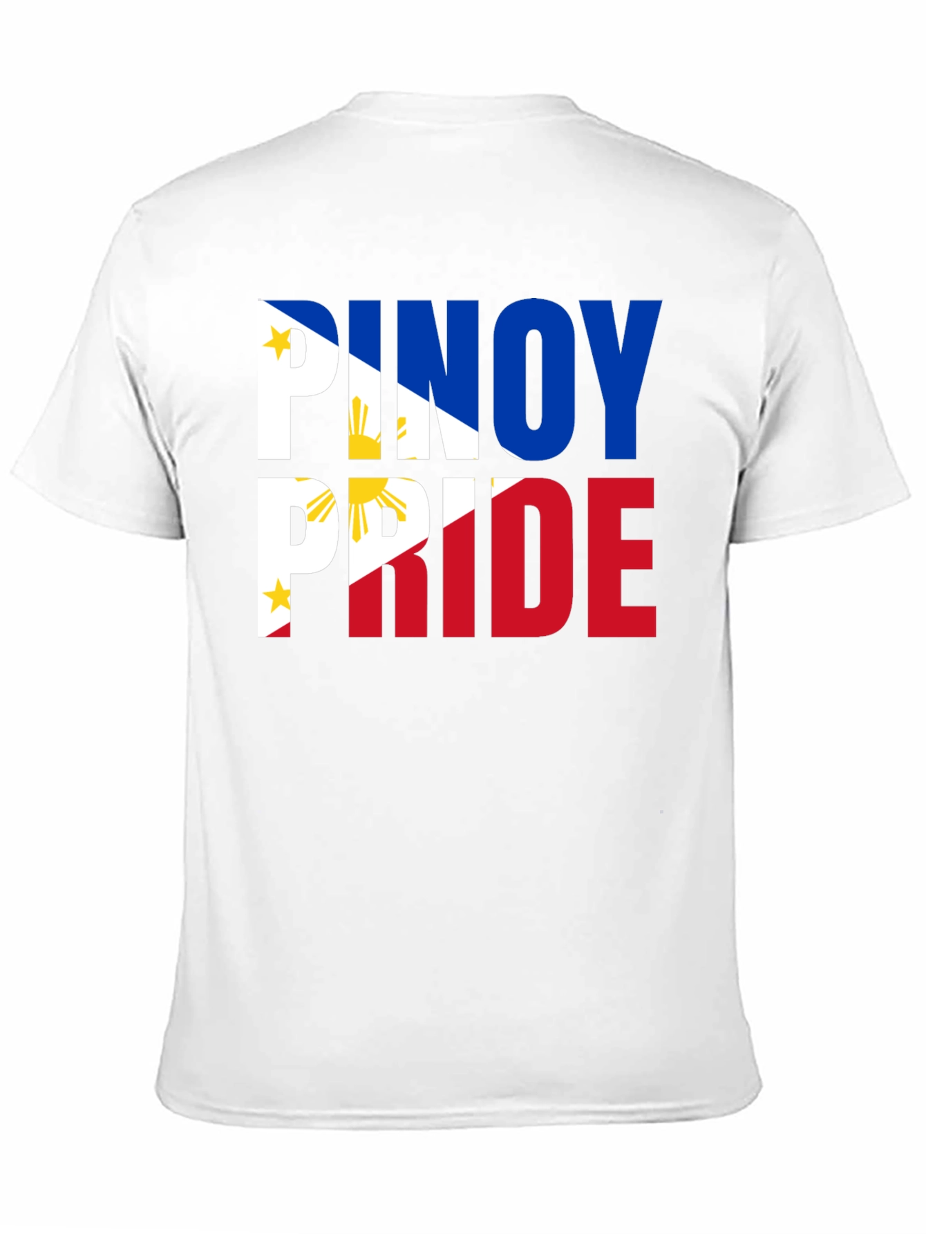 Pinoy Pride T-Shirt: Filipino Flag Inspired Design